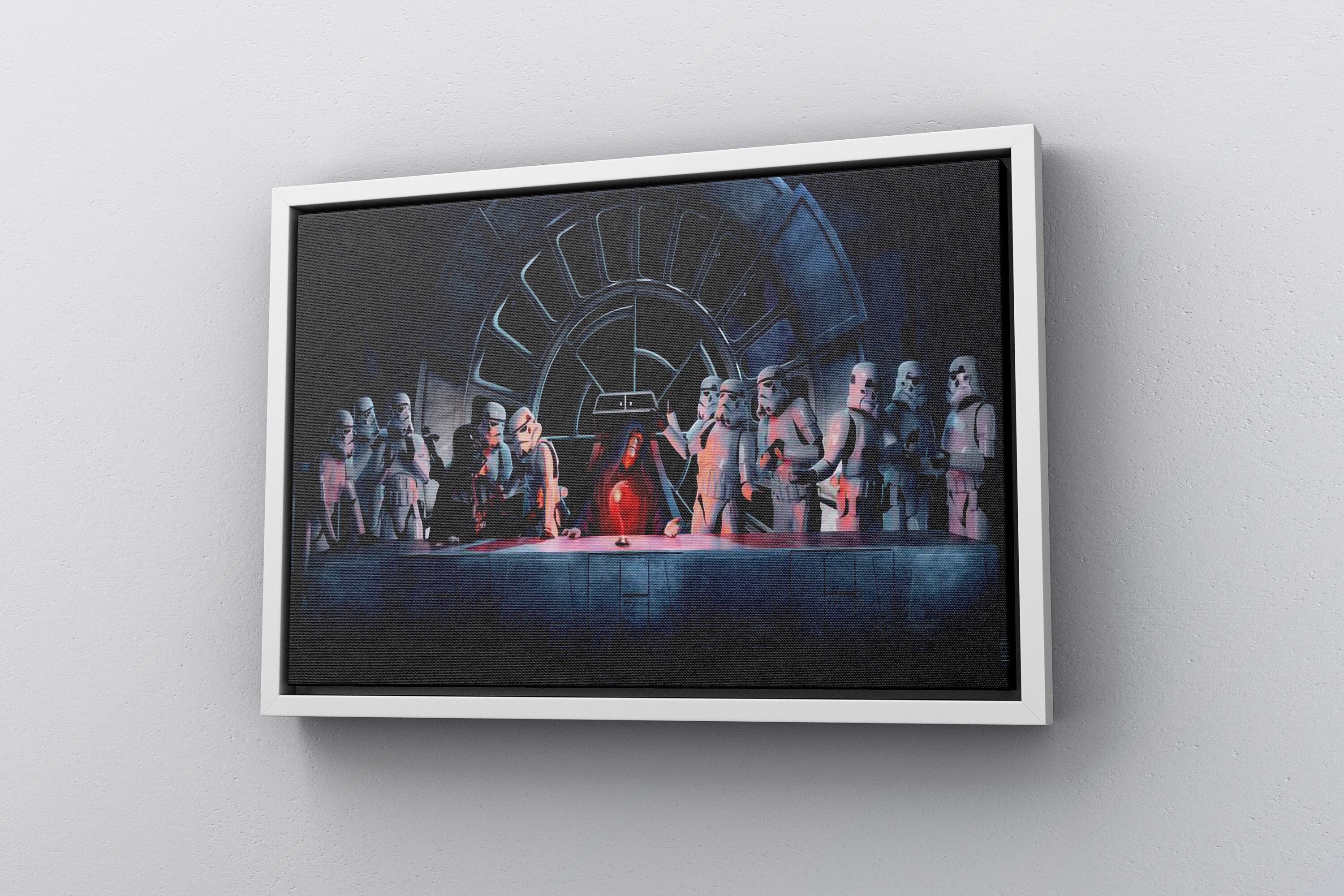 Starwars Death Star Canvas Wall Art