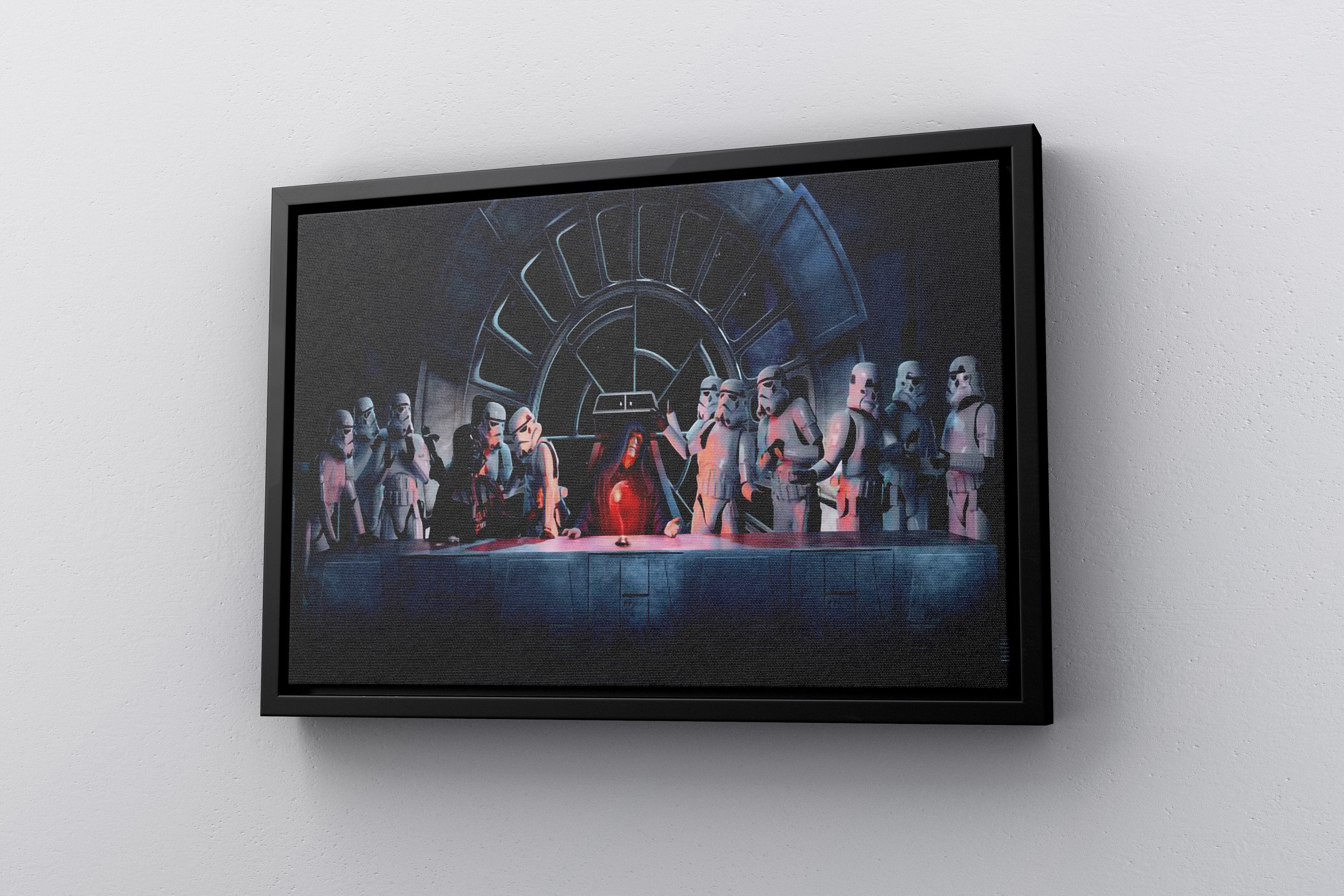 Starwars Death Star Canvas Wall Art