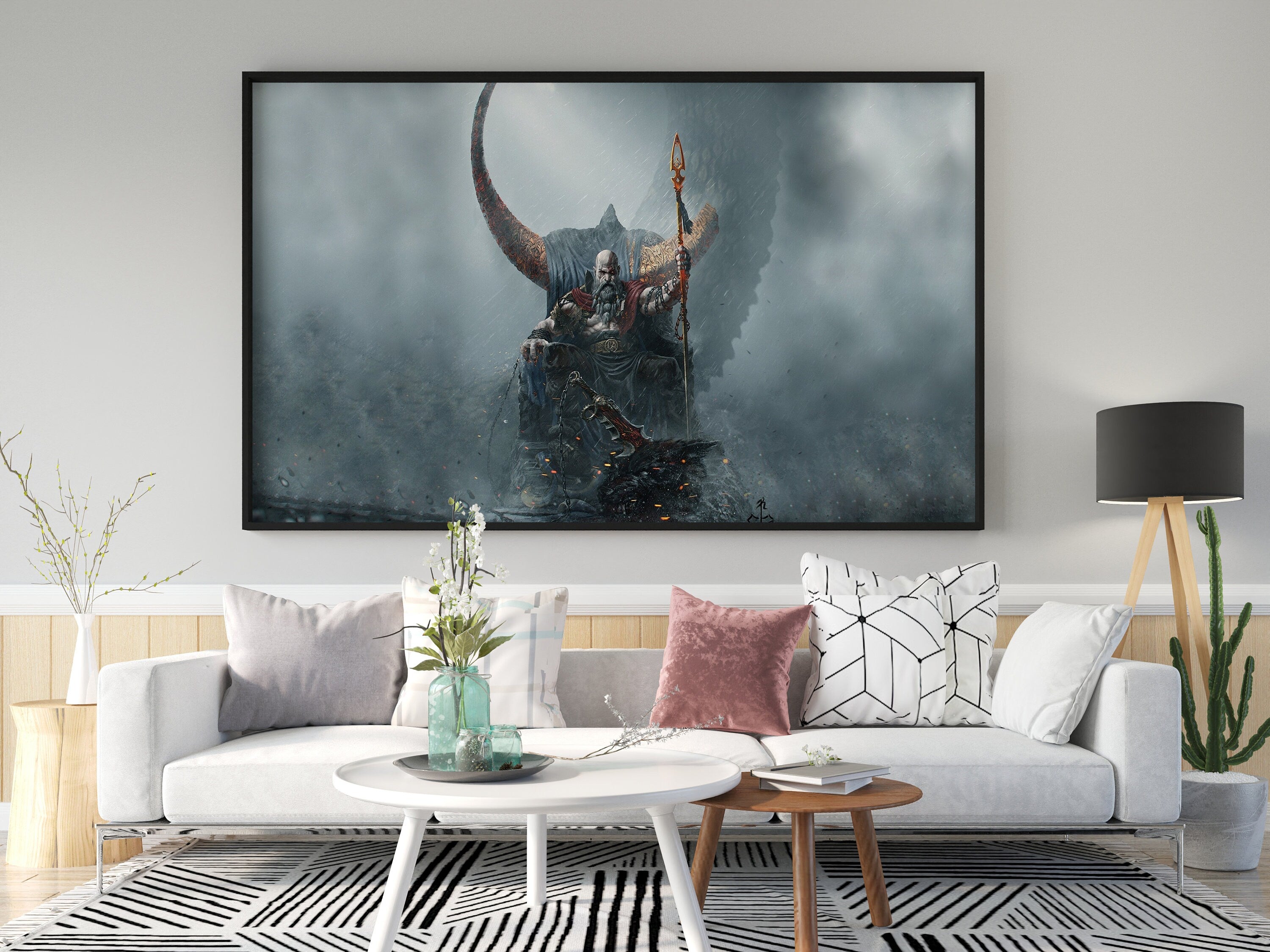 God Of War Canvas Poster