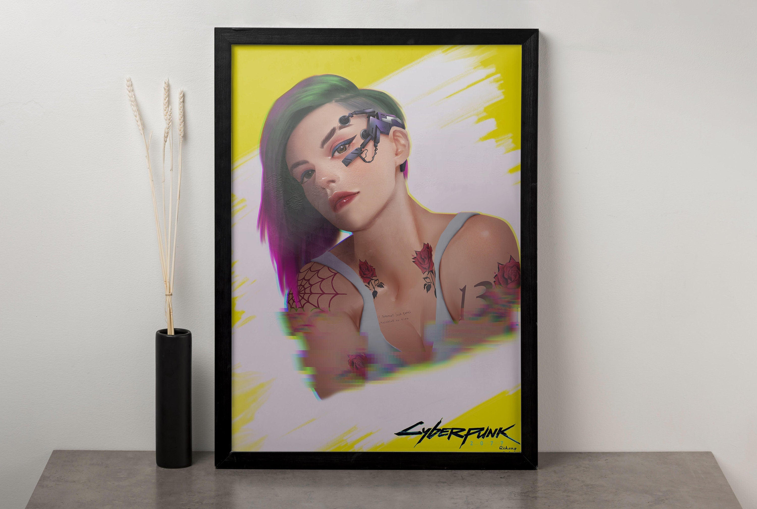 Cyberpunk 2077 Canvas Wall Art