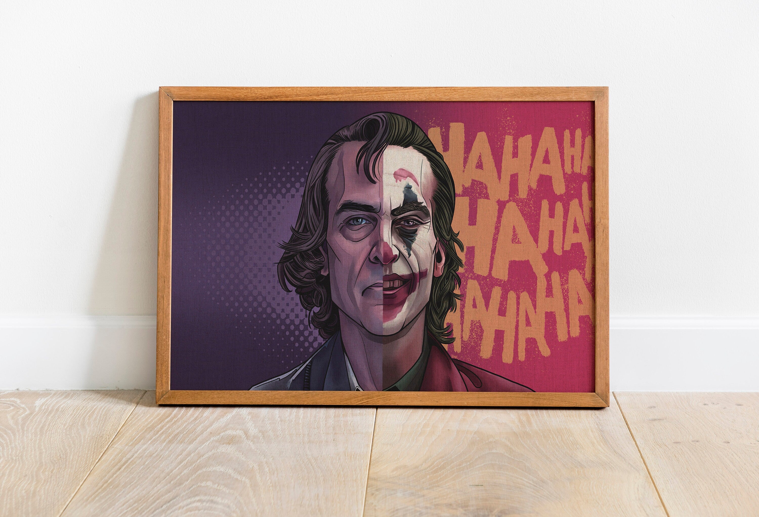 Joker Canvas Wall Art