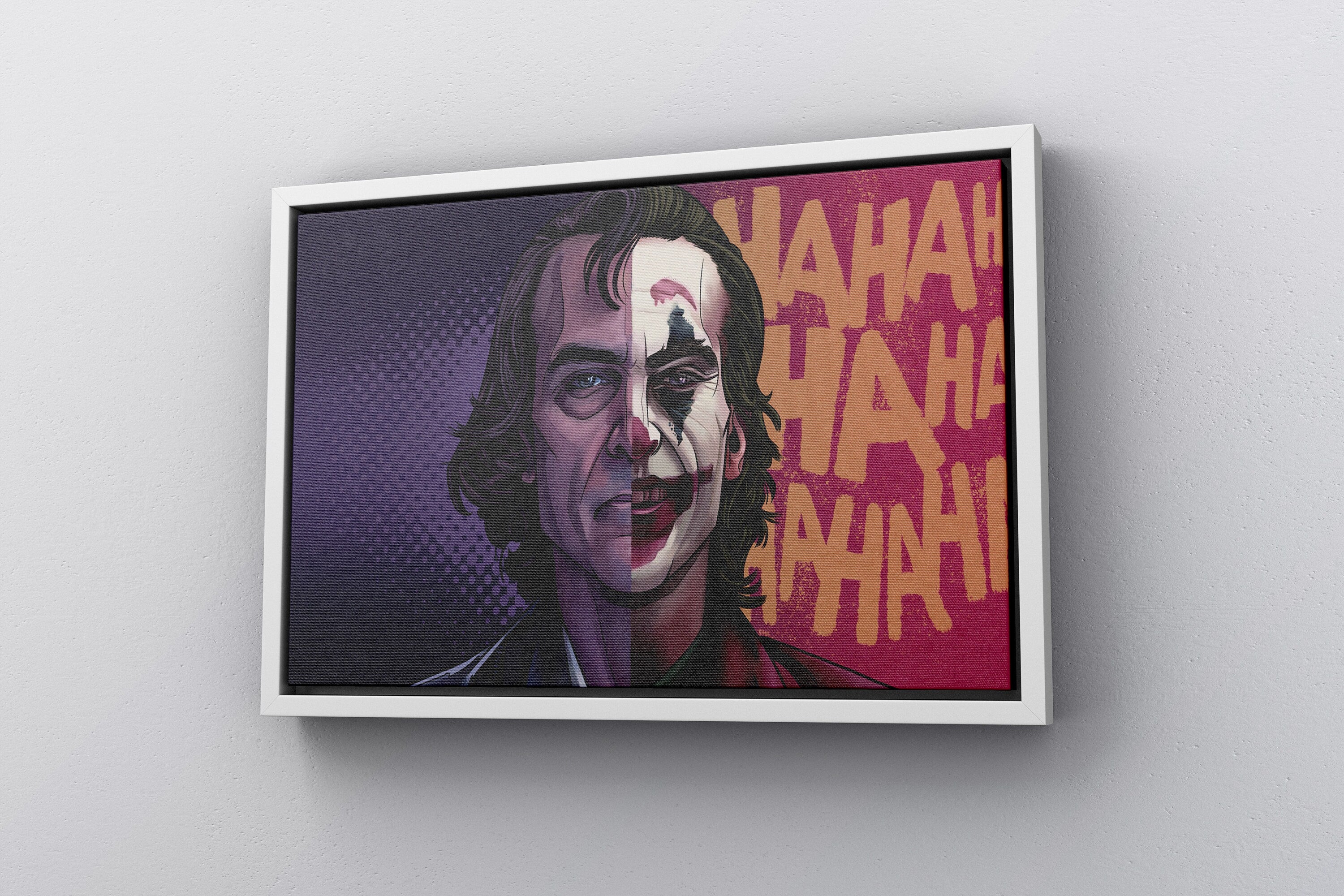 Joker Canvas Wall Art