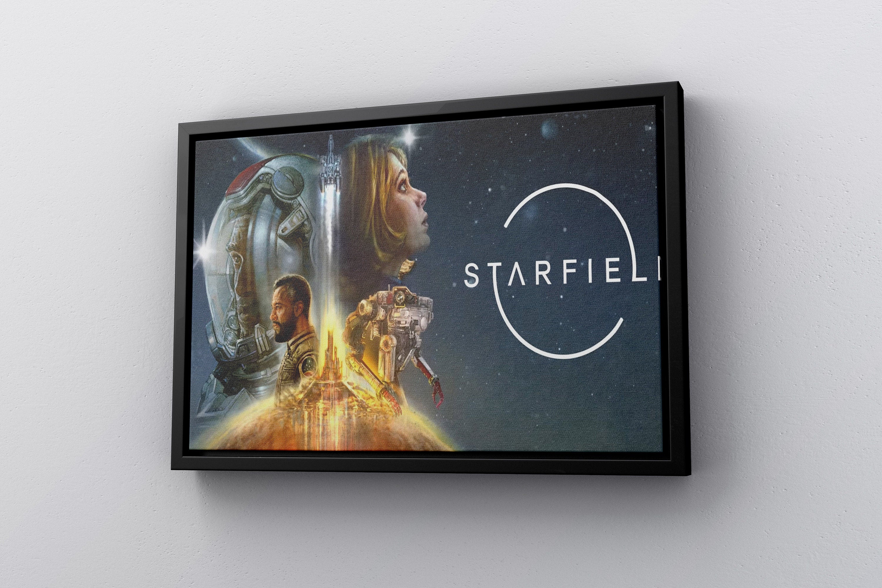 StarField Canvas Poster