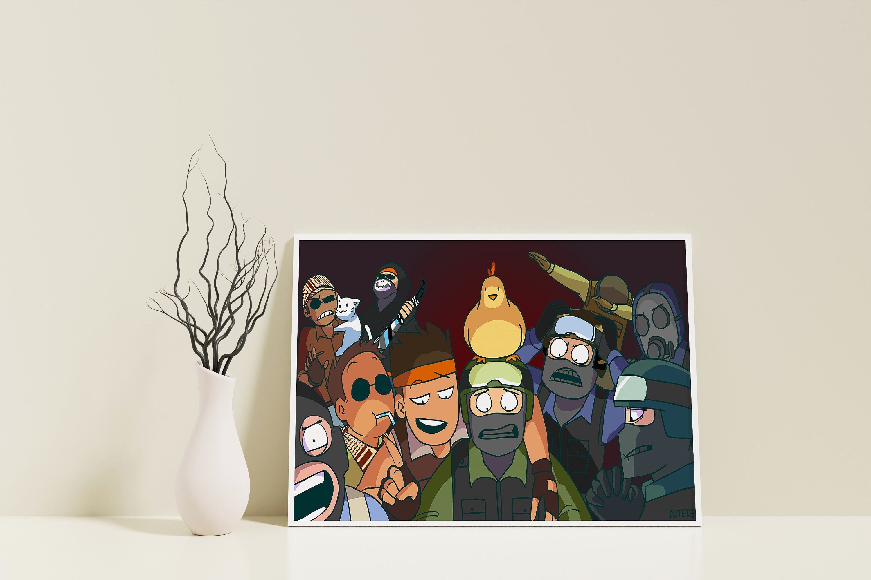 Counter Strike Global Offensive 2 Canvas Poster