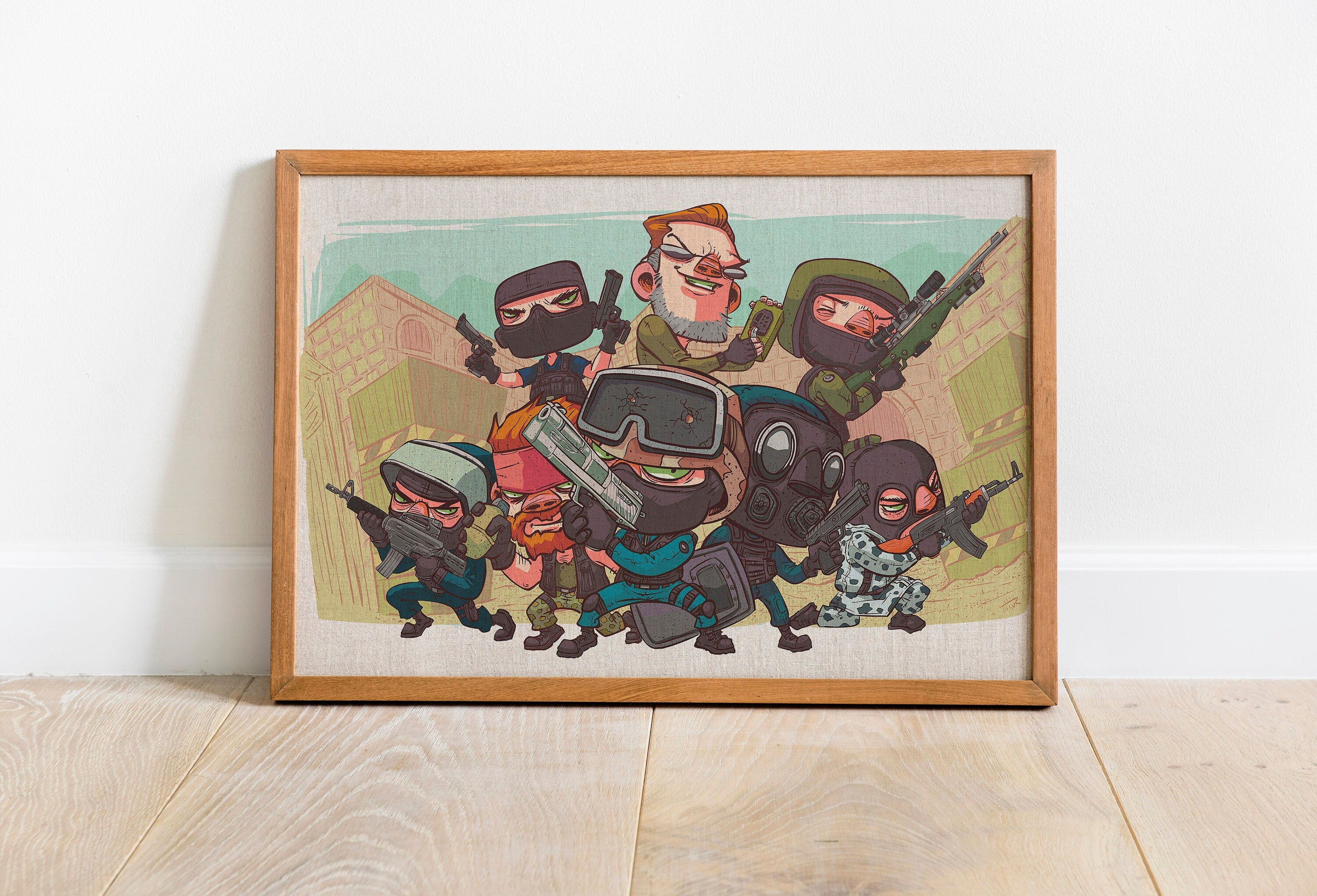 Csgo 2 Canvas Poster