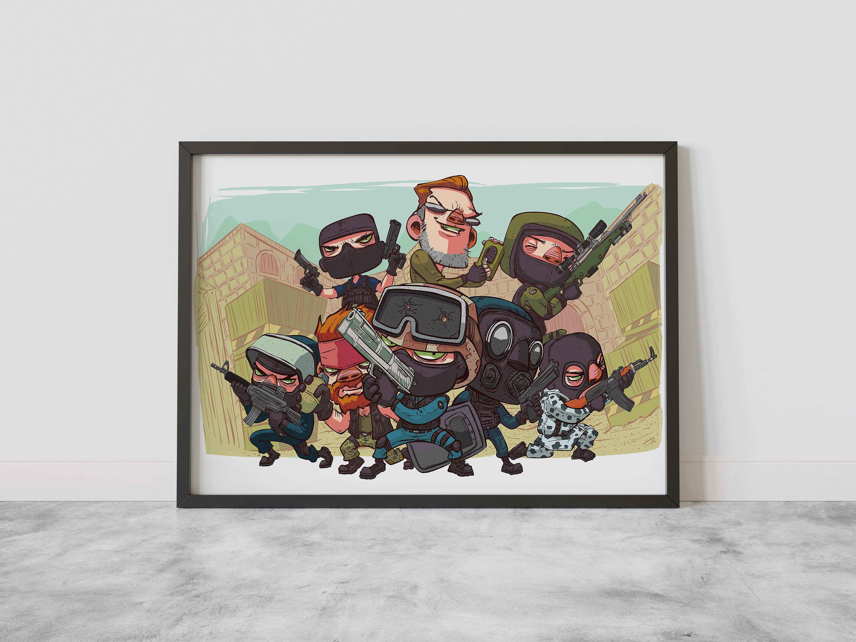 Csgo 2 Canvas Poster