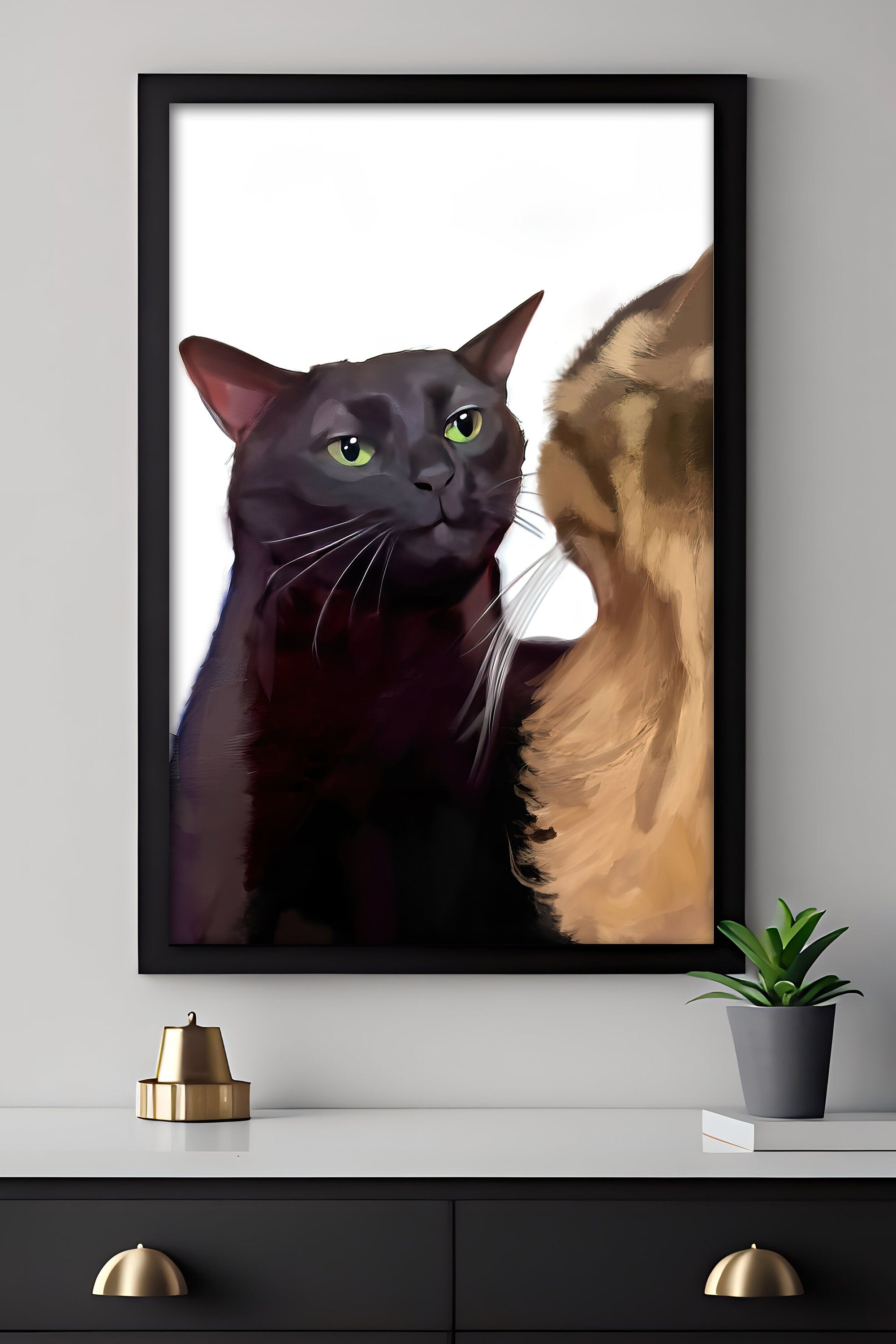 Cat Canvas Wall Art