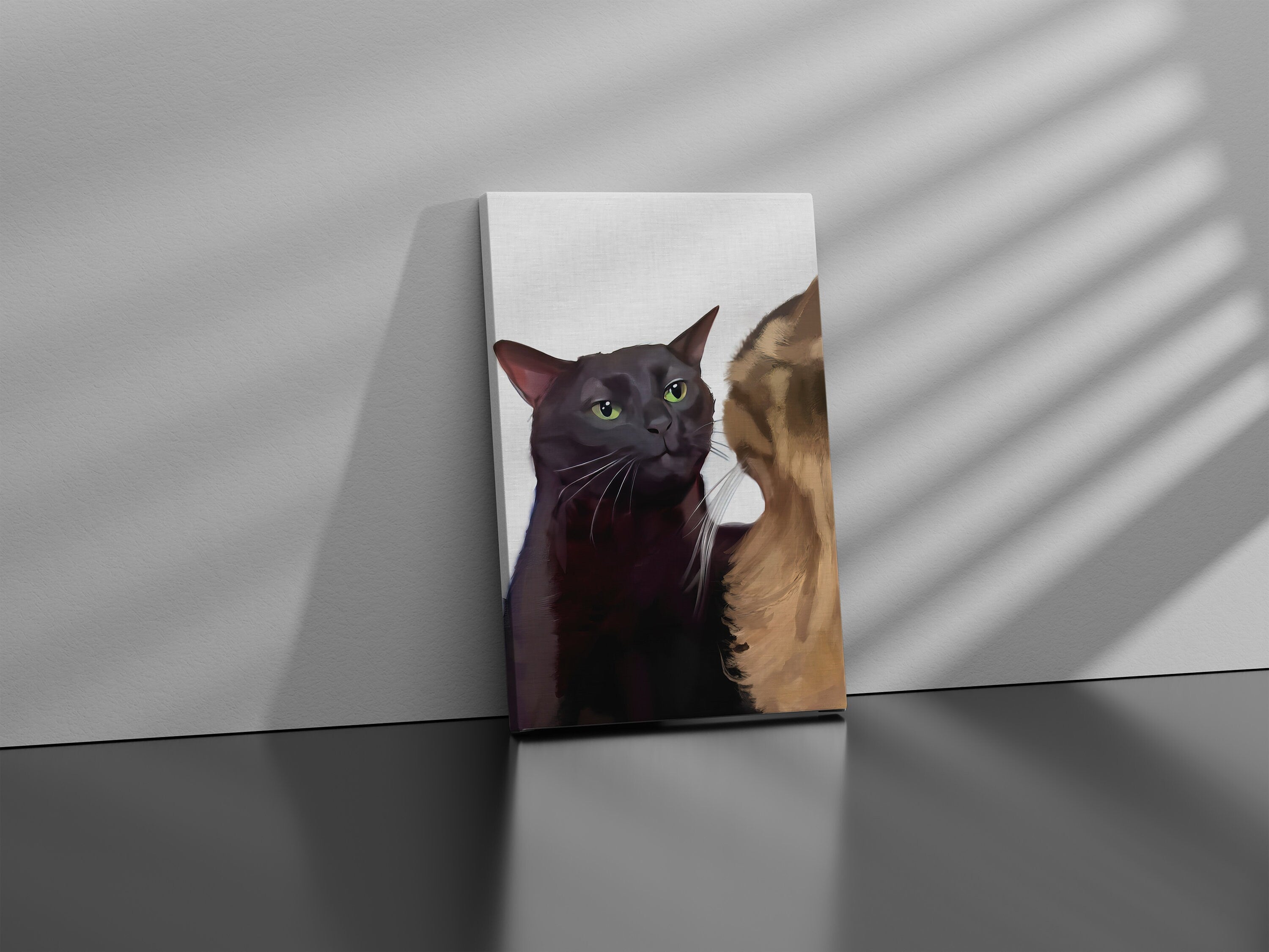 Cat Canvas Wall Art