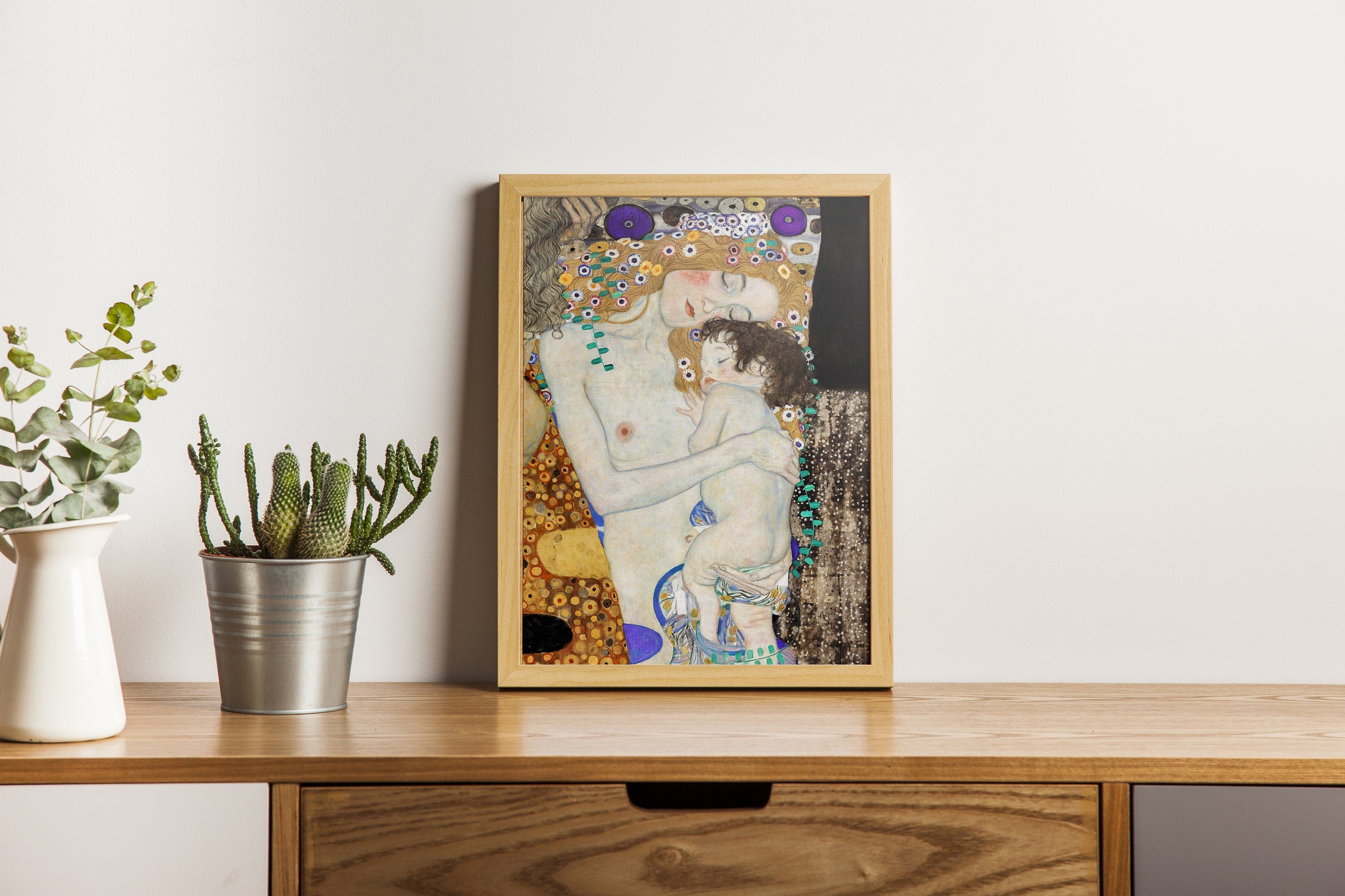 Gustav KLIMT Mother and Child Canvas Art