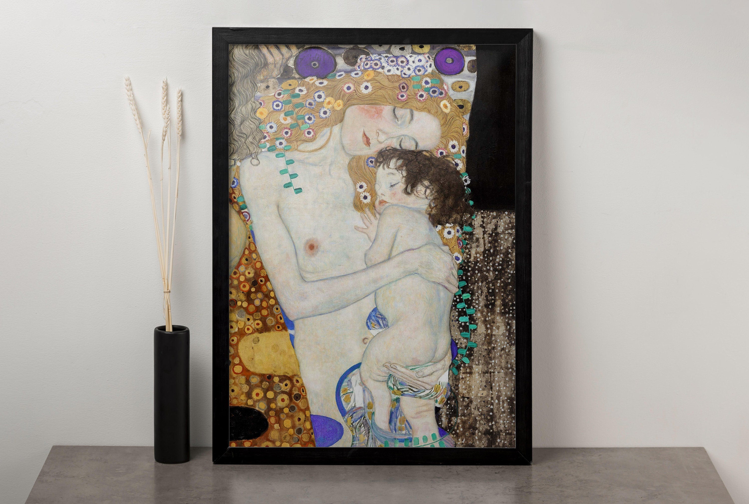 Gustav KLIMT Mother and Child Canvas Art