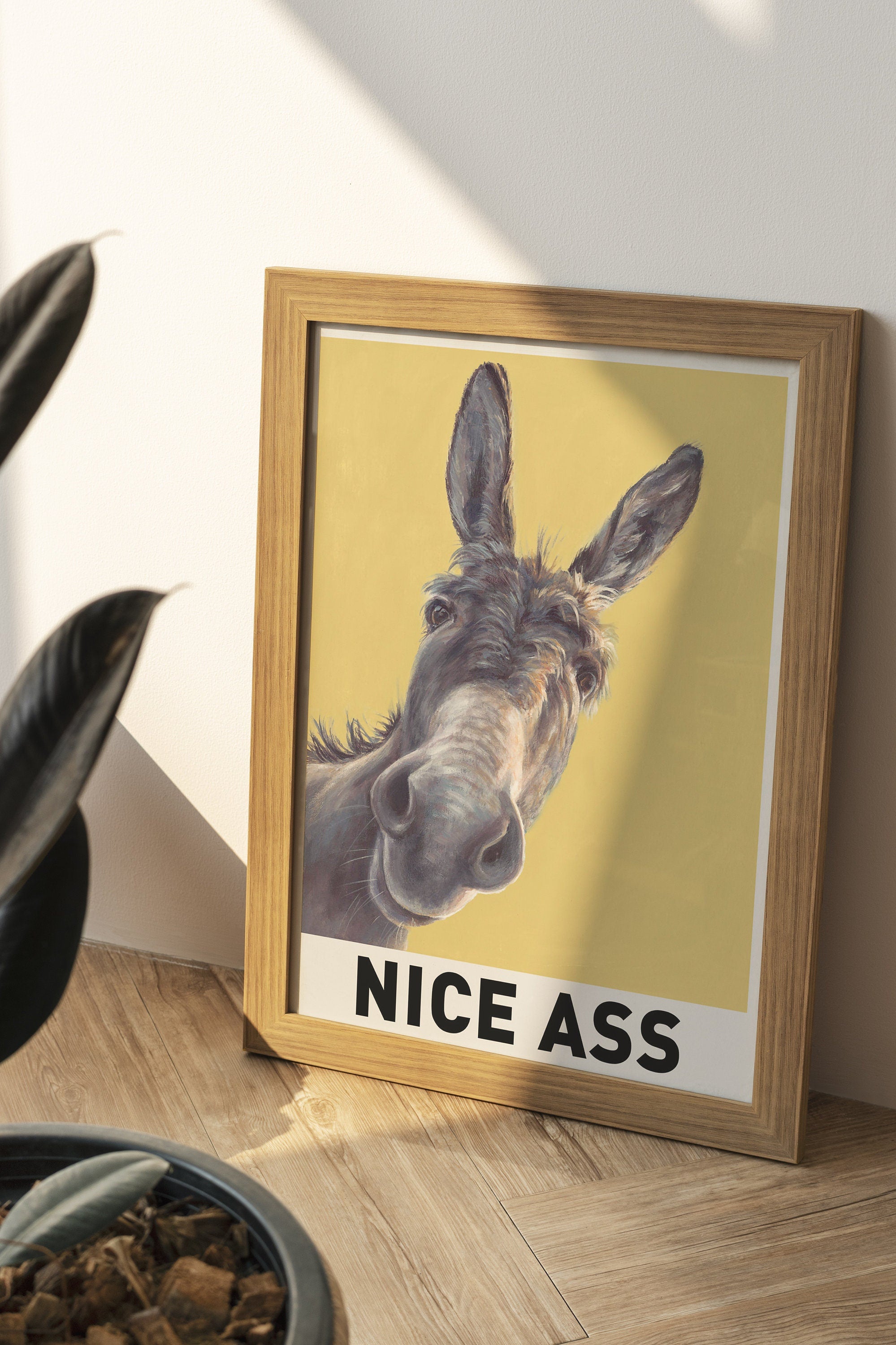 Nice Ass Donkey Canvas Poster