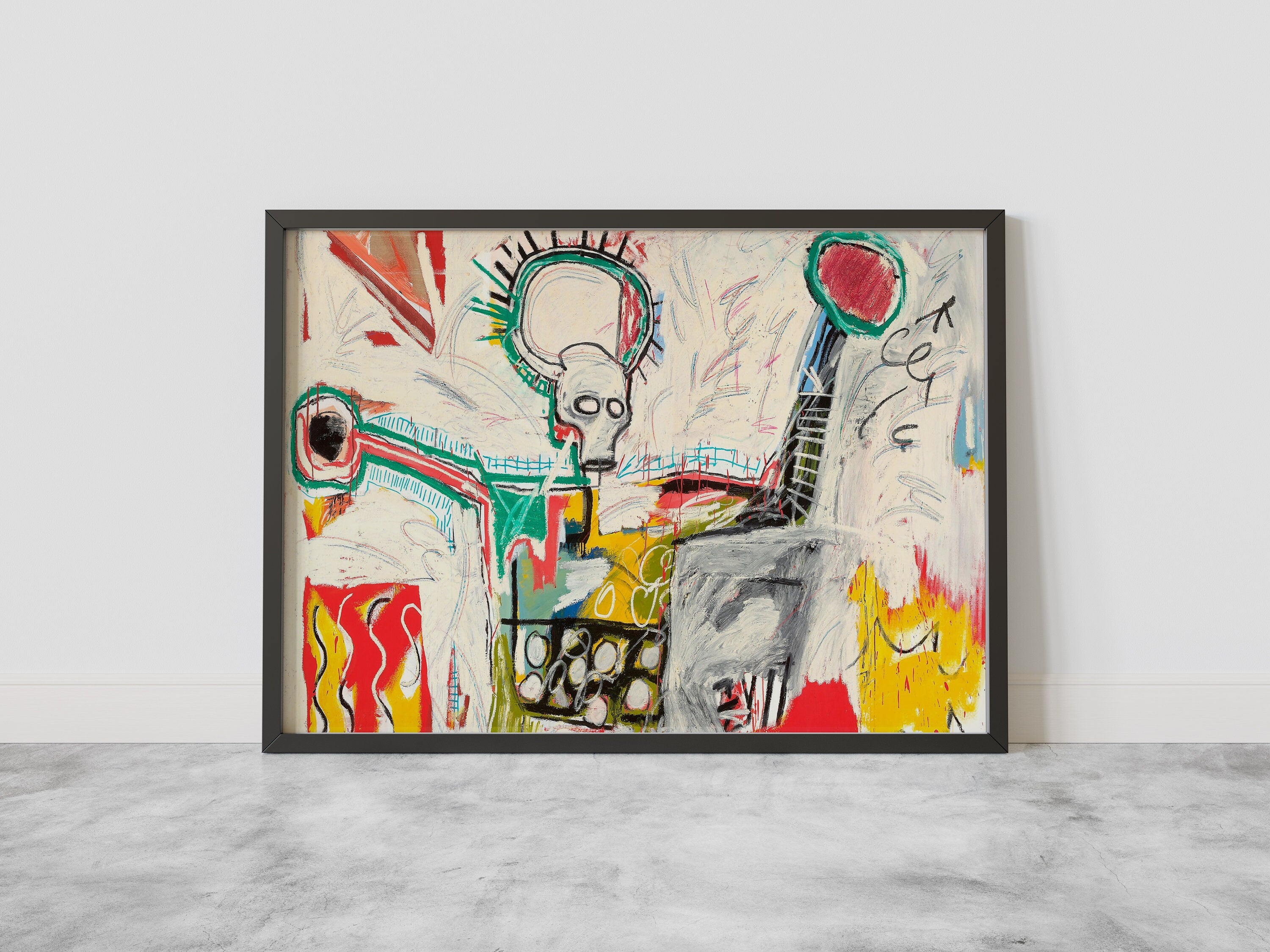 Michel Basquiat Canvas Wall Art