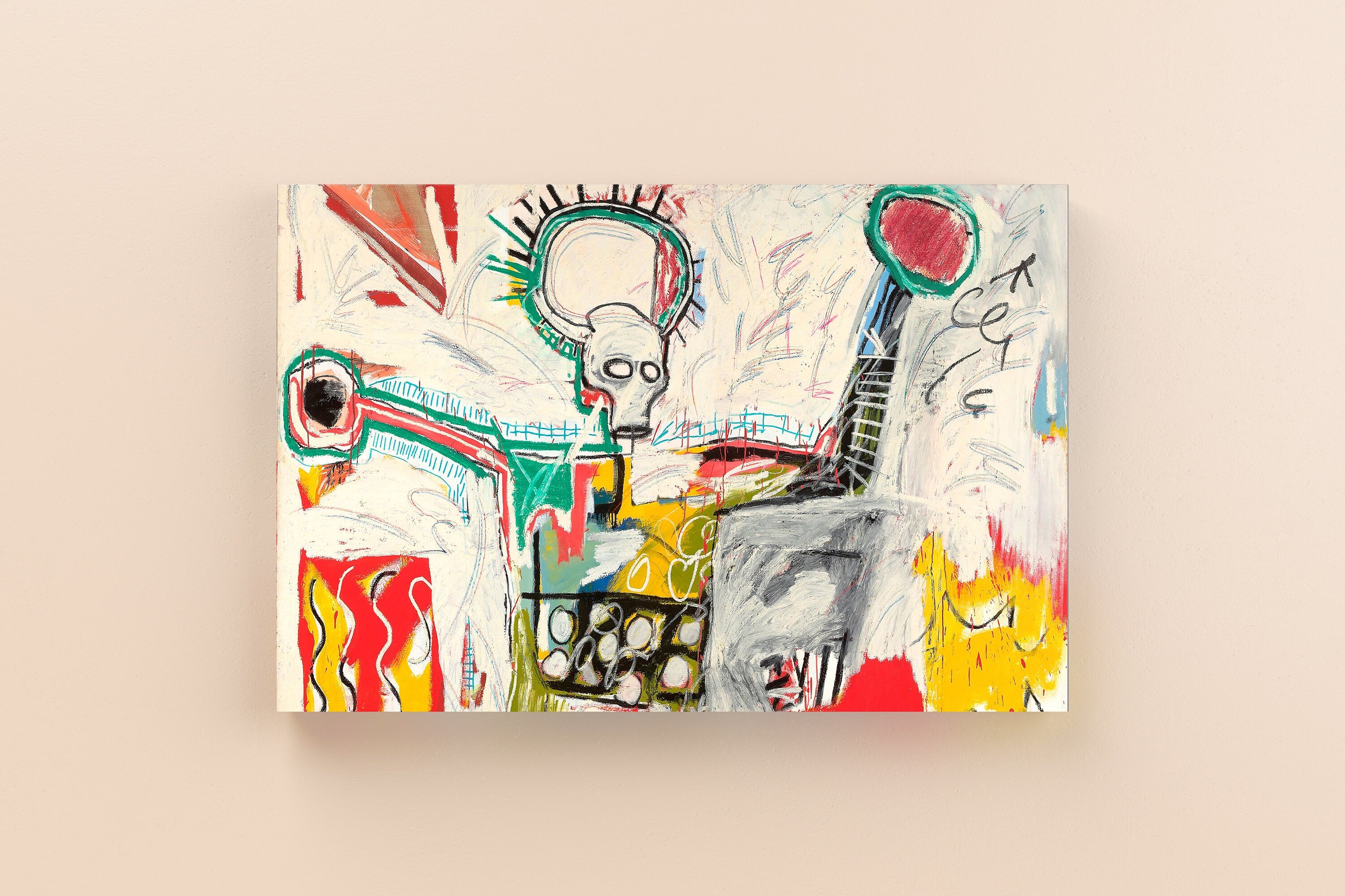 Michel Basquiat Canvas Wall Art