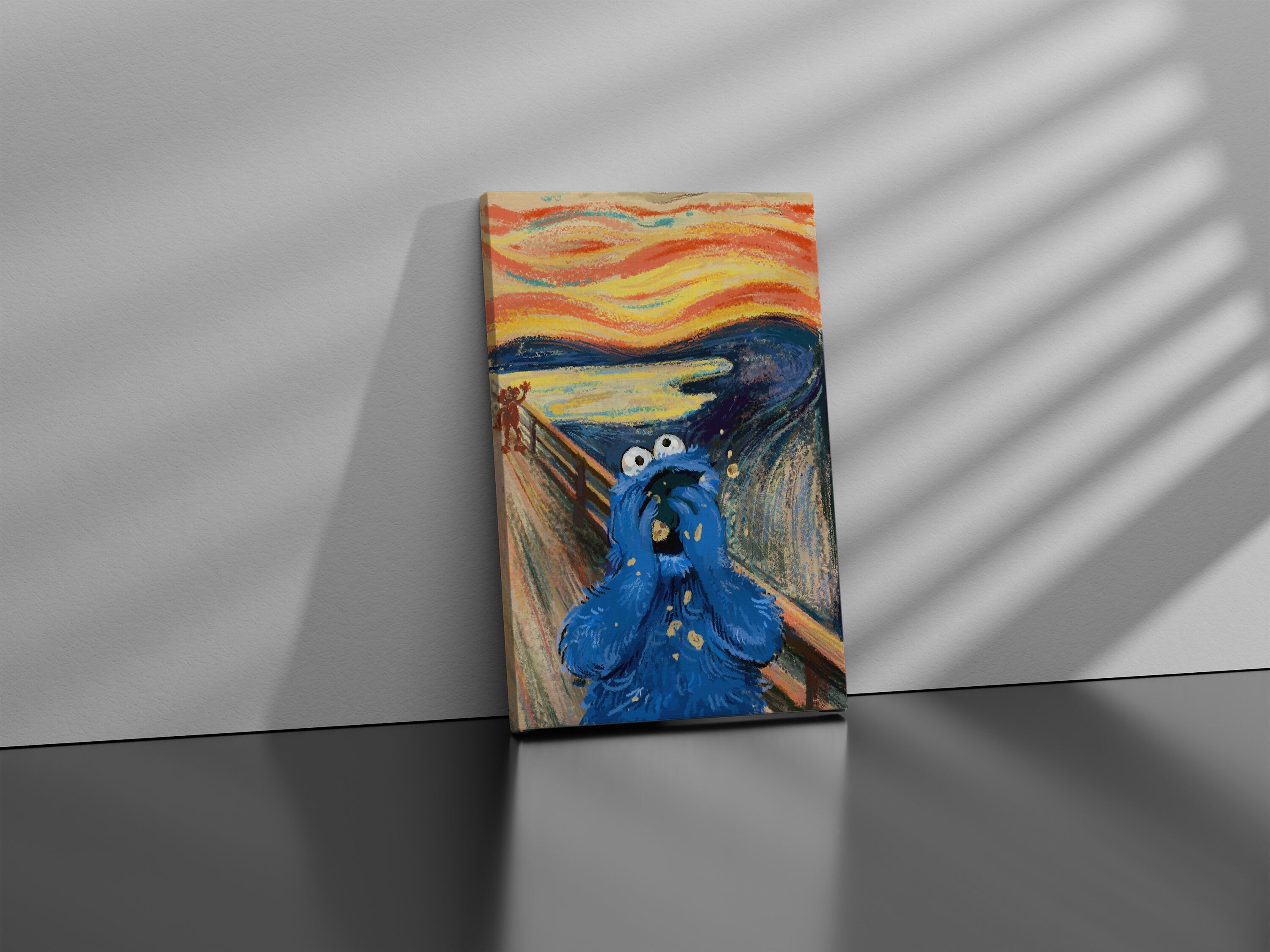 The Scream Parody Canvas