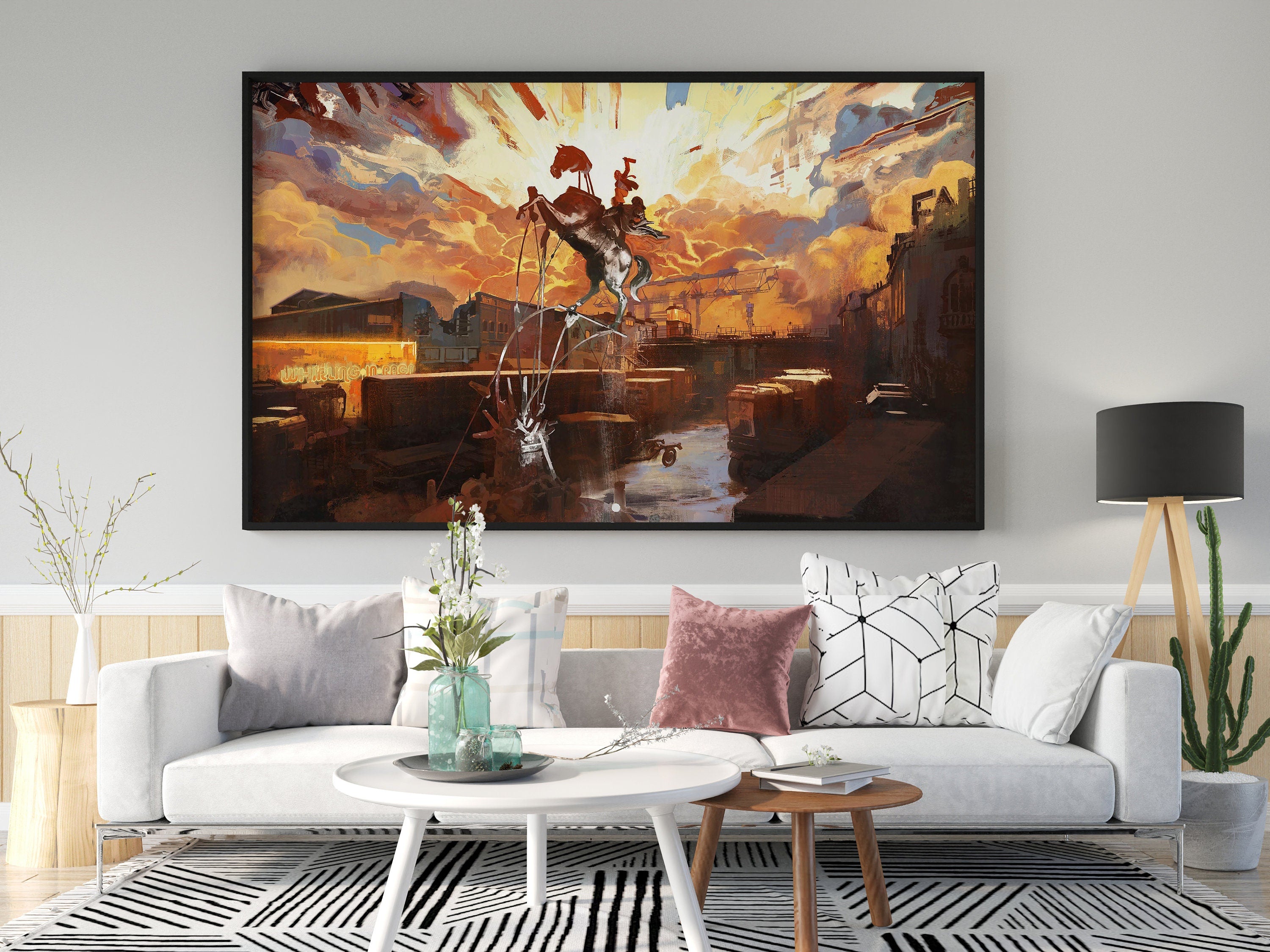 Disco Elysium Canvas Wall Decor