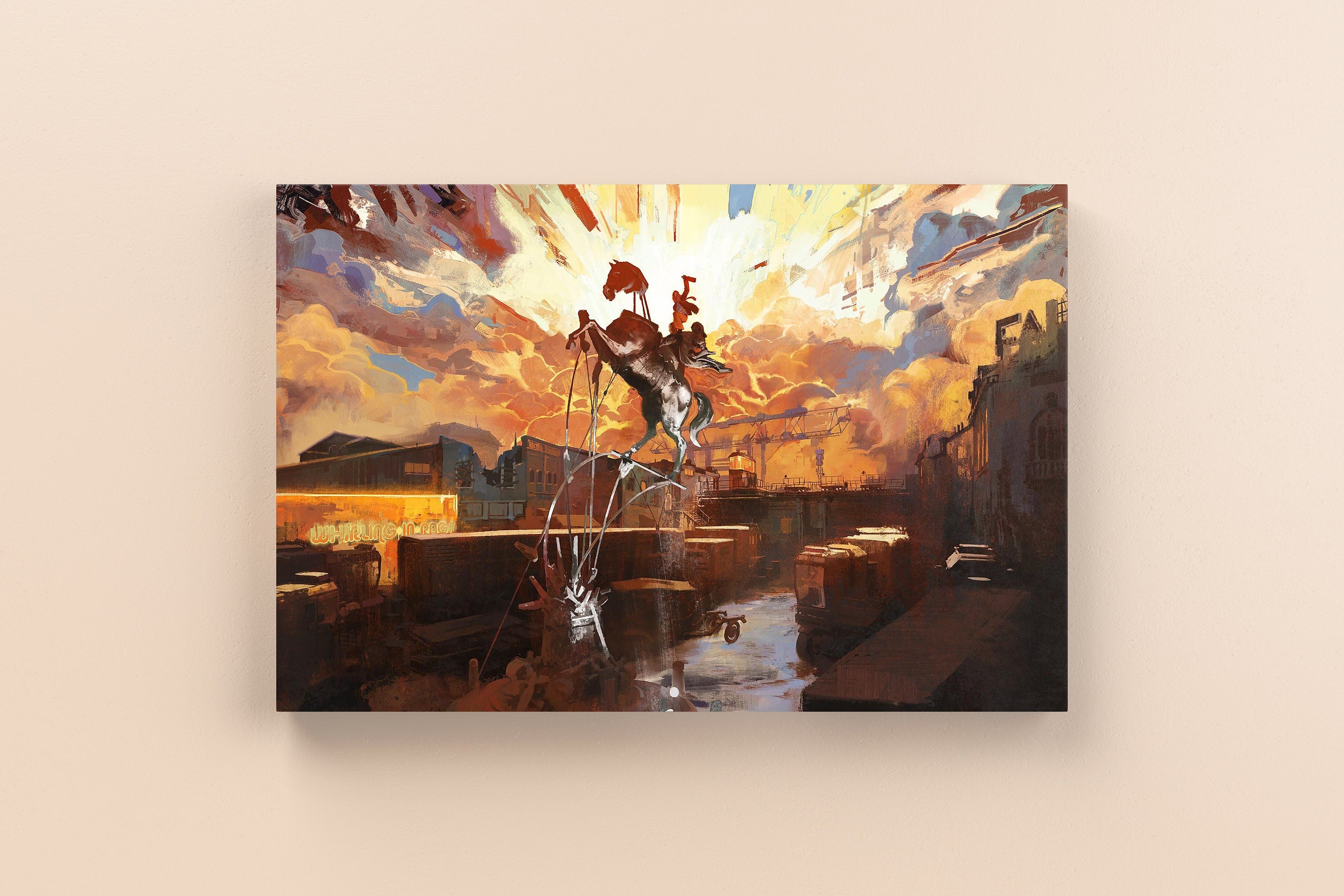 Disco Elysium Canvas Wall Decor