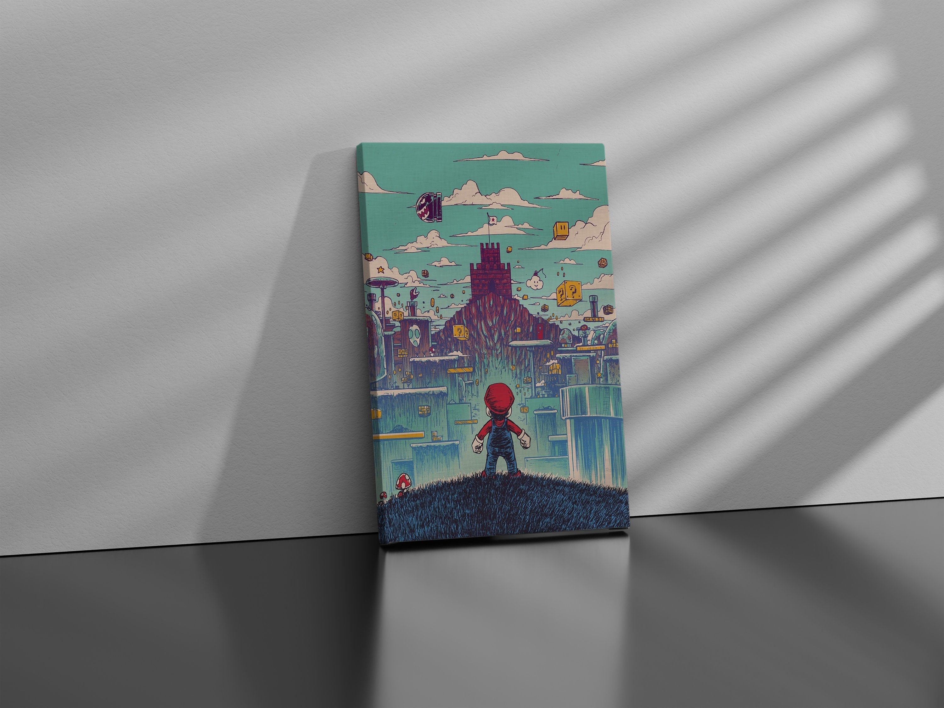 Mario Canvas Wall Art