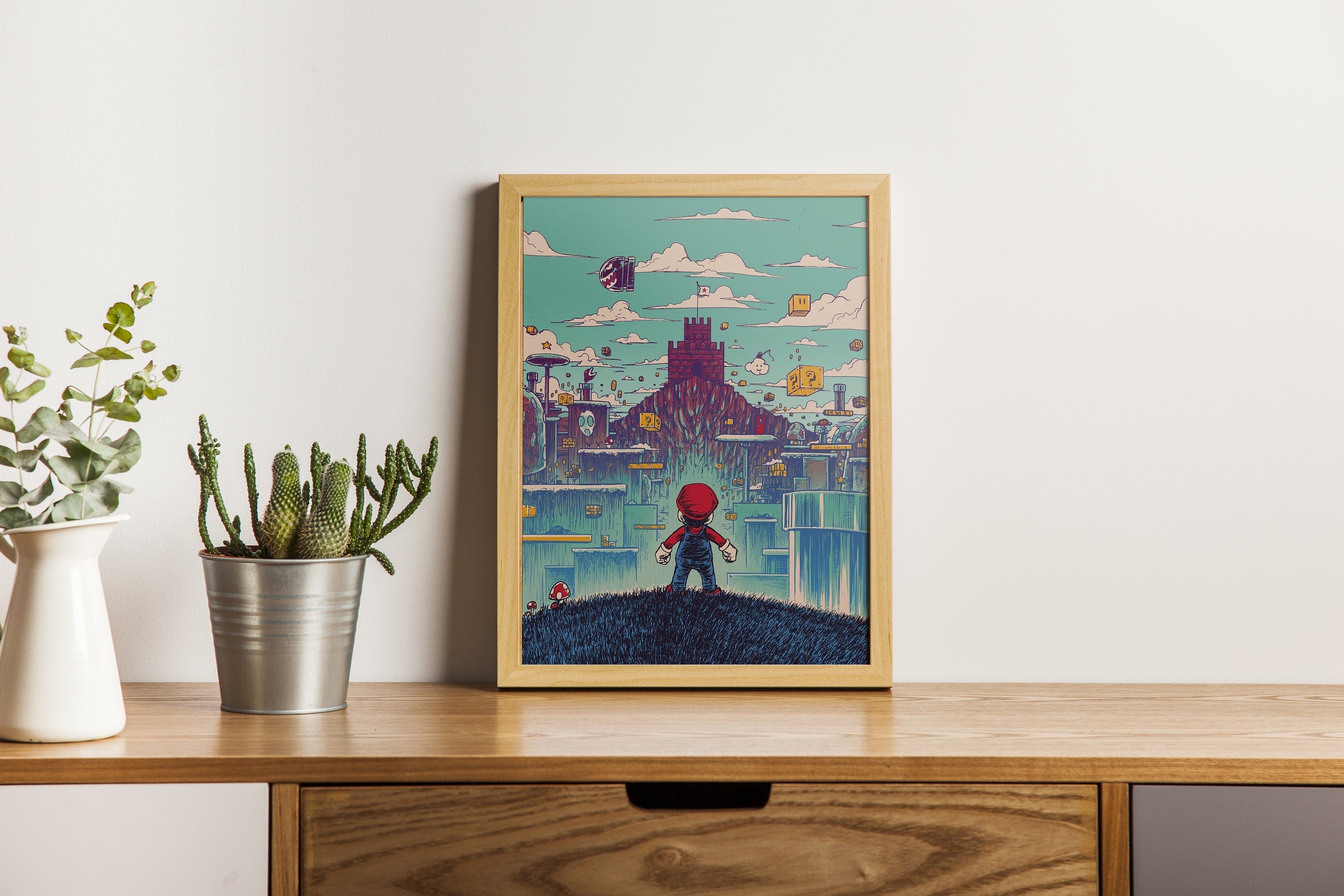 Mario Canvas Wall Art