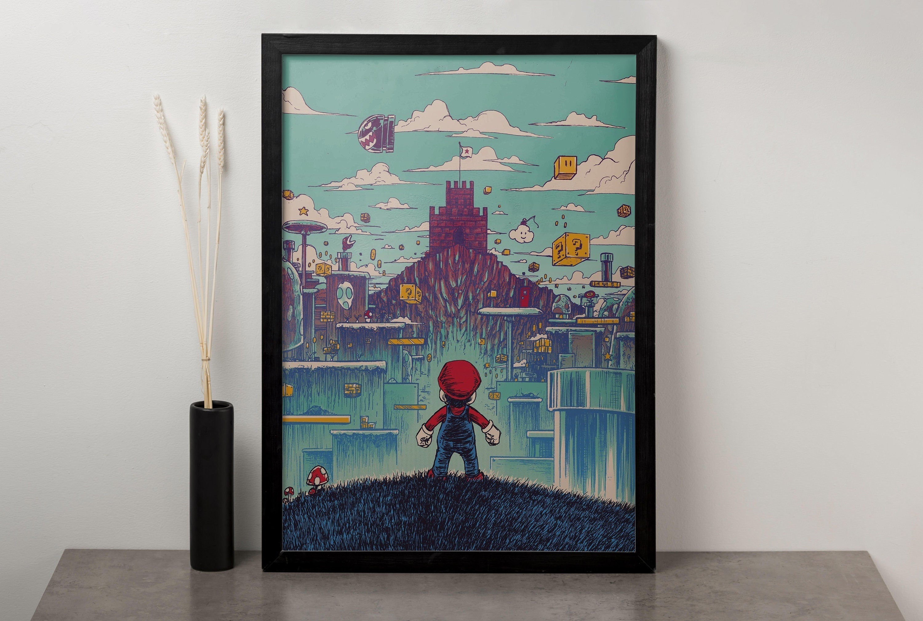 Mario Canvas Wall Art