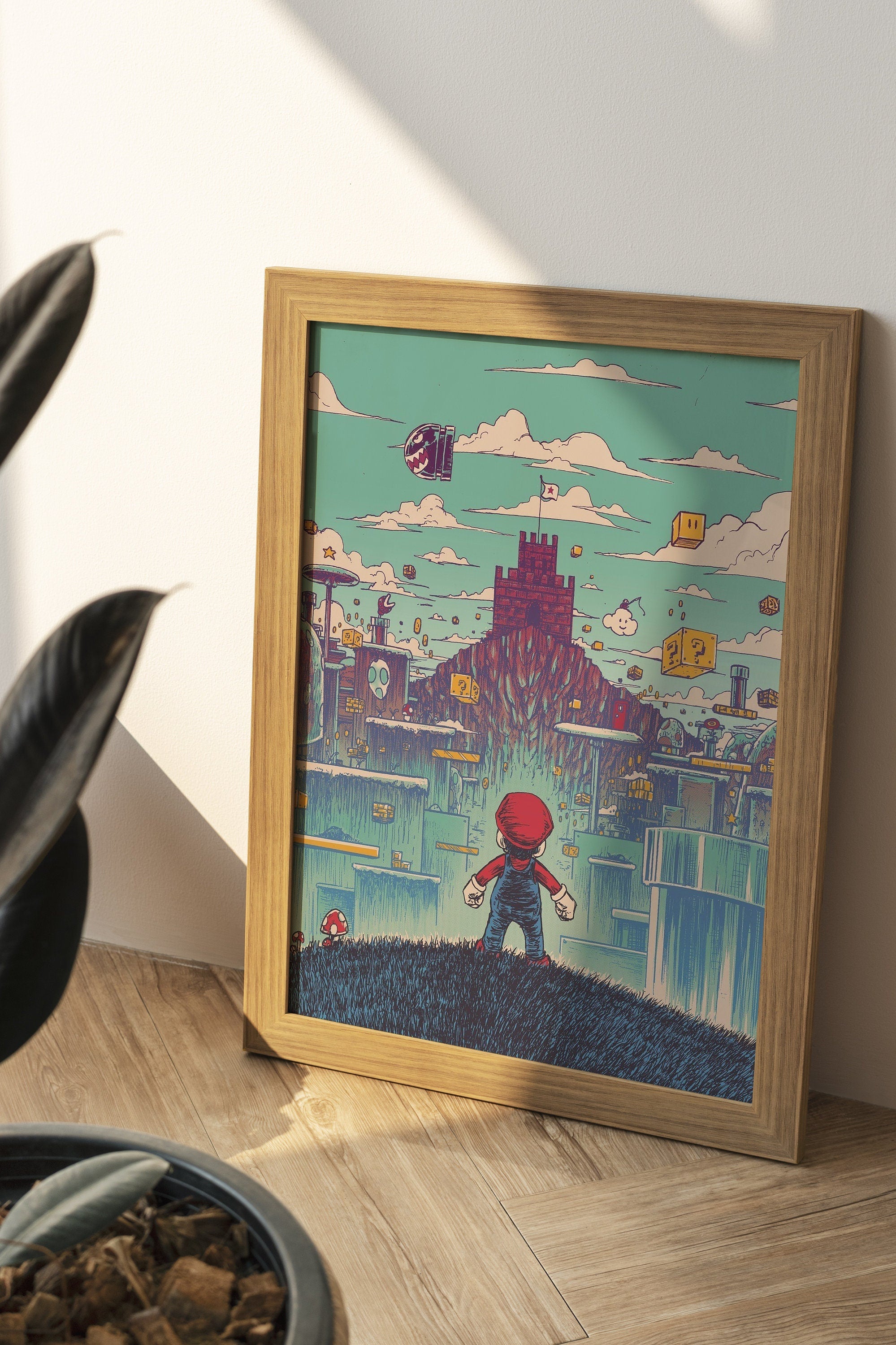 Mario Canvas Wall Art