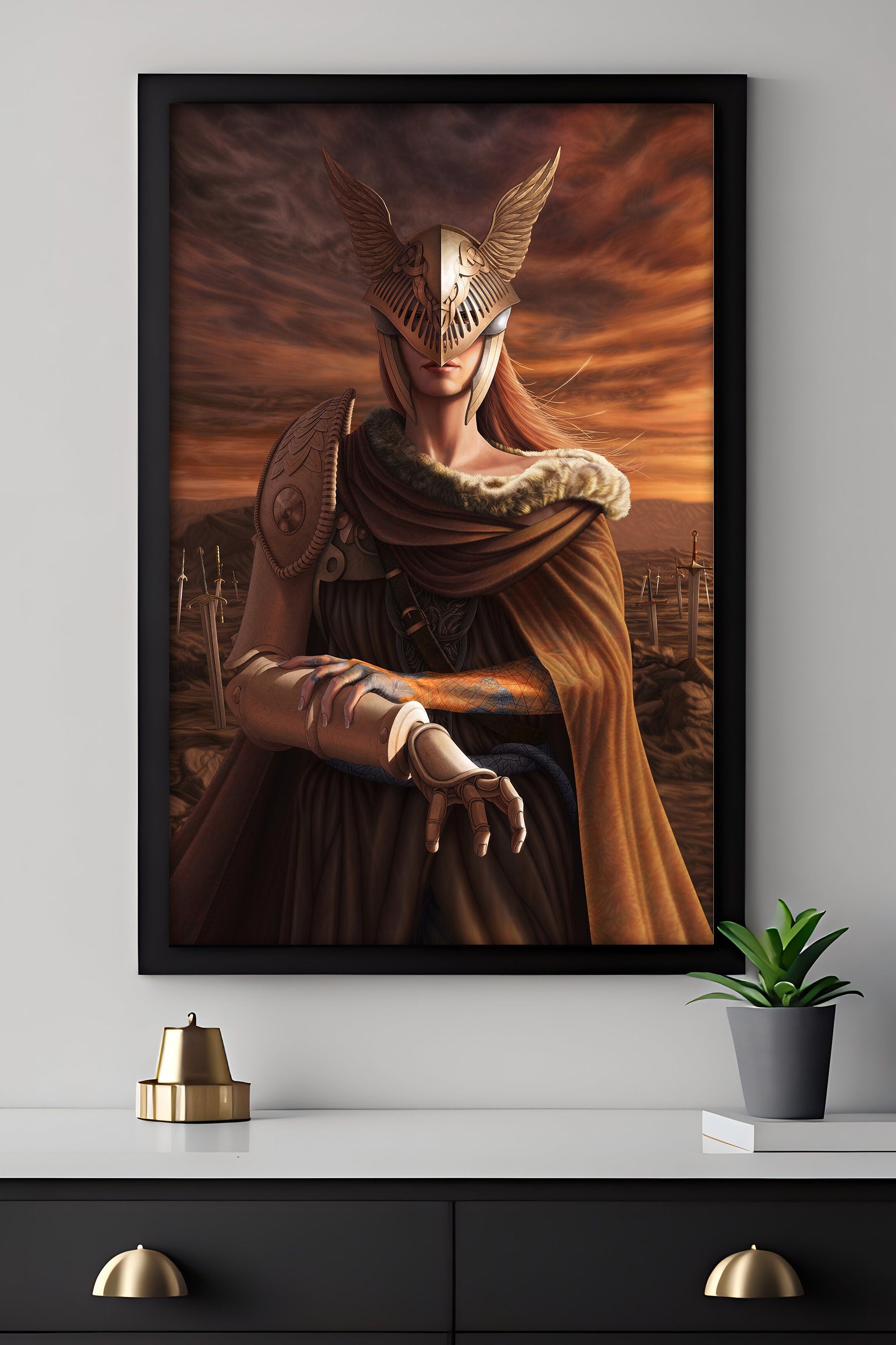 Elden Ring Malenia Canvas Poster