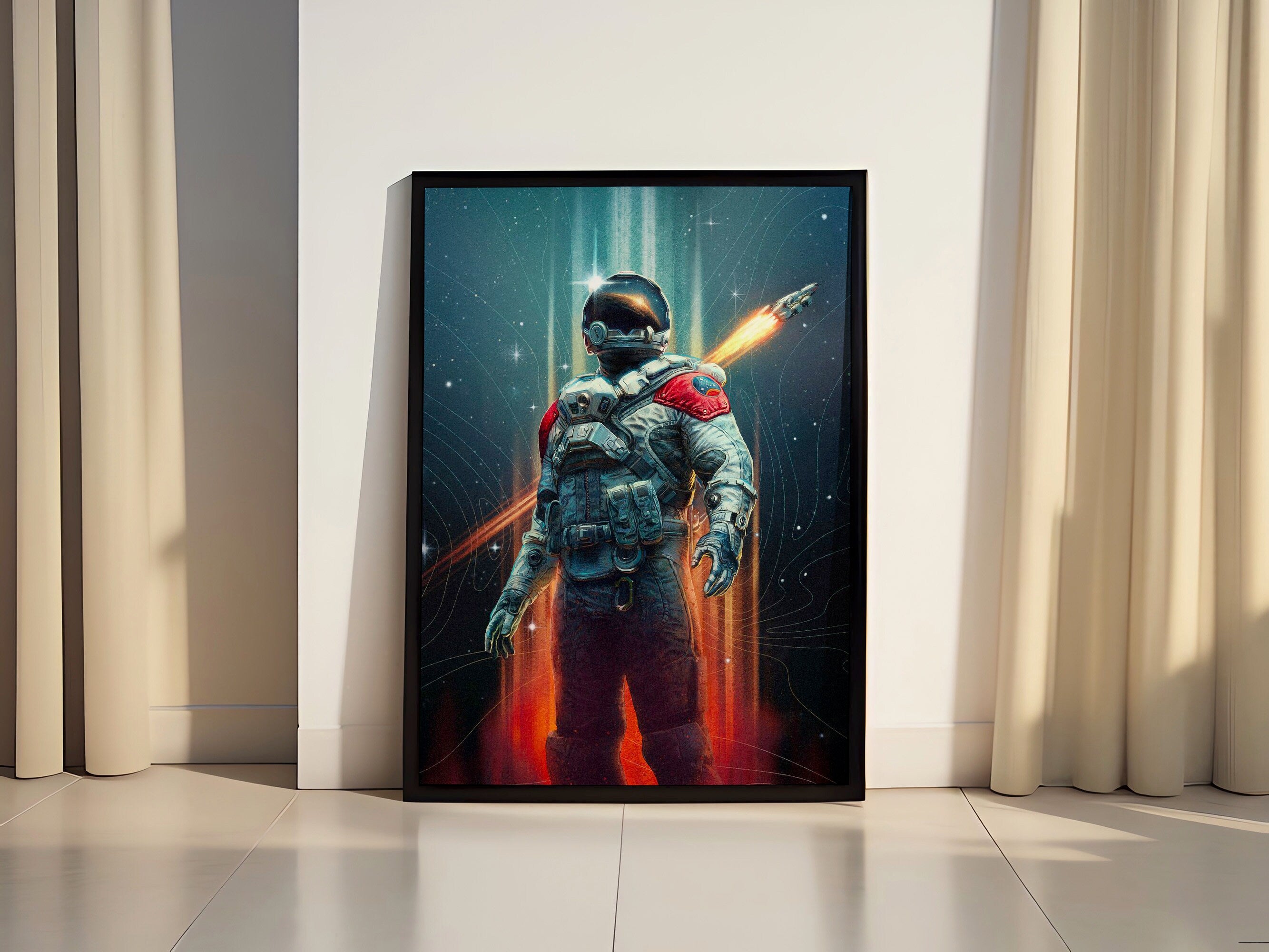 Starfield Game Canvas Print