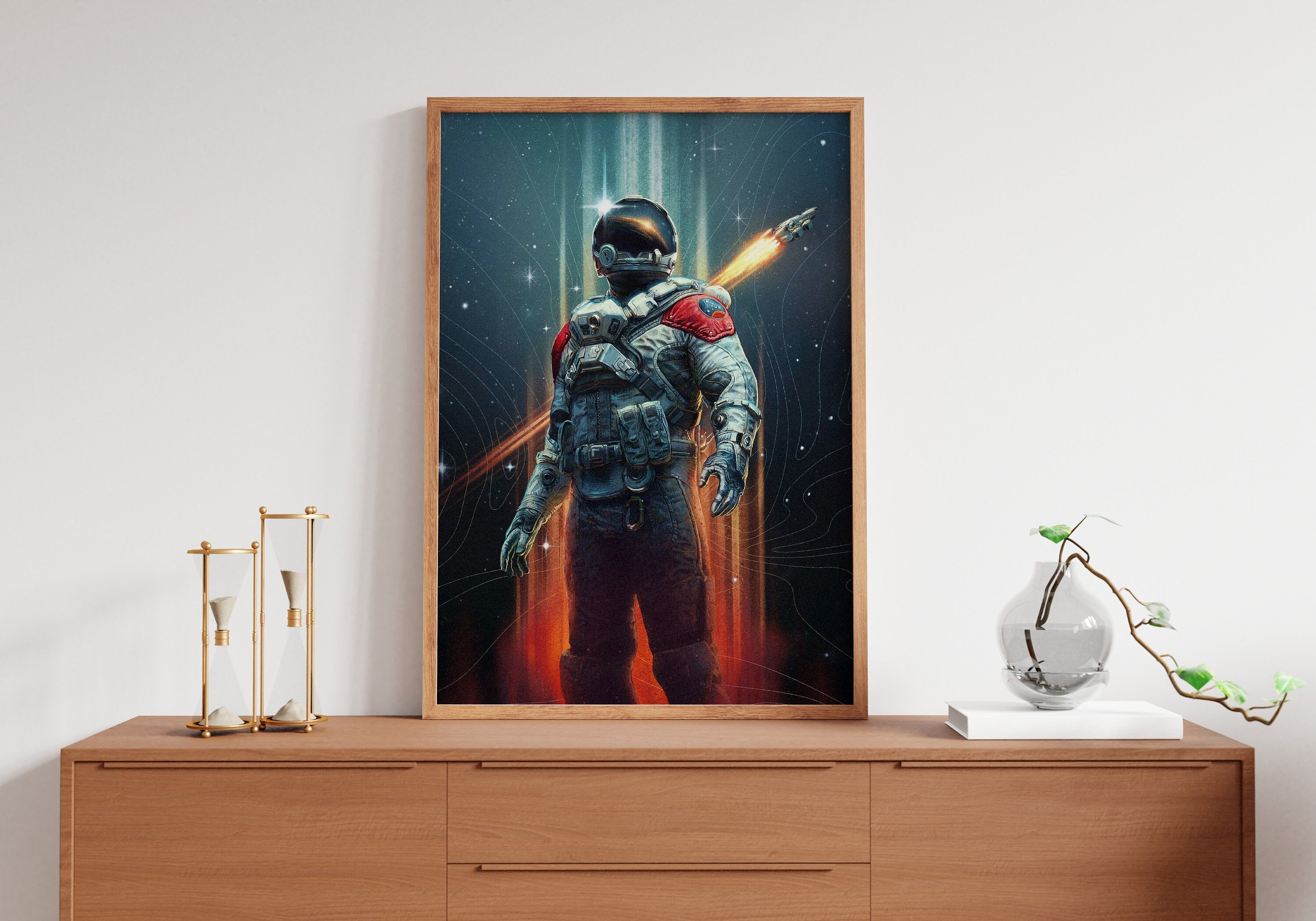 Starfield Game Canvas Print