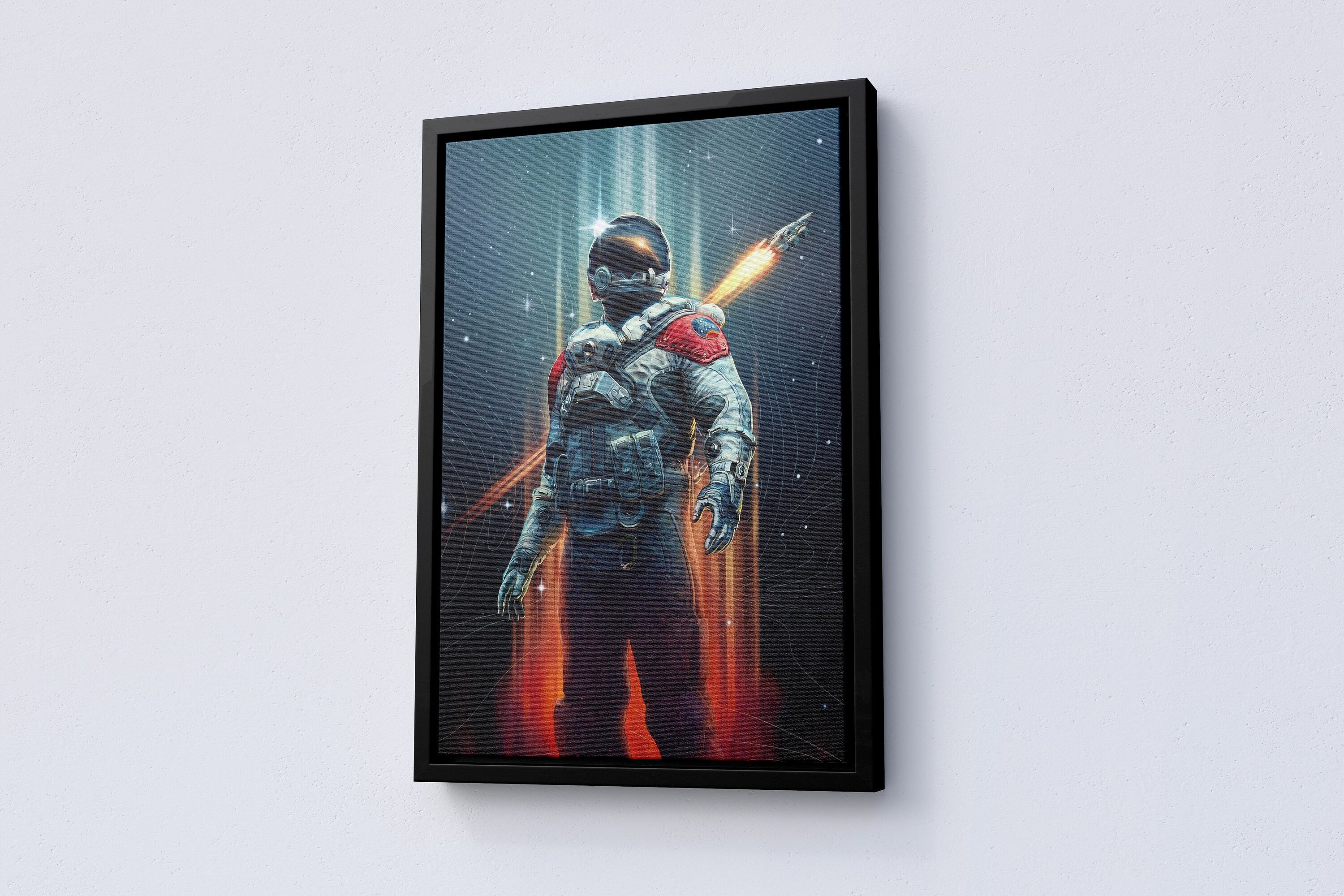 Starfield Game Canvas Print