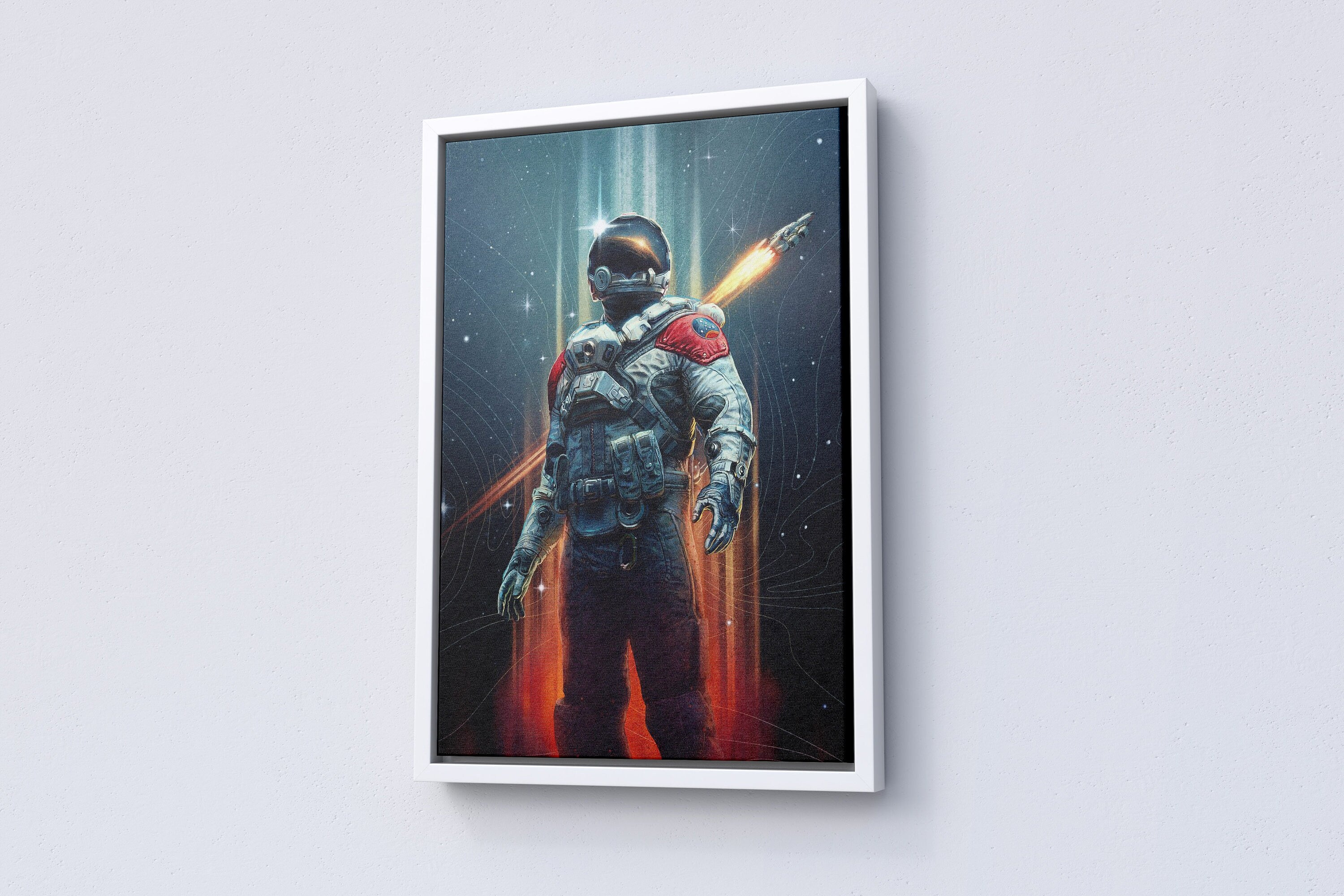 Starfield Game Canvas Print