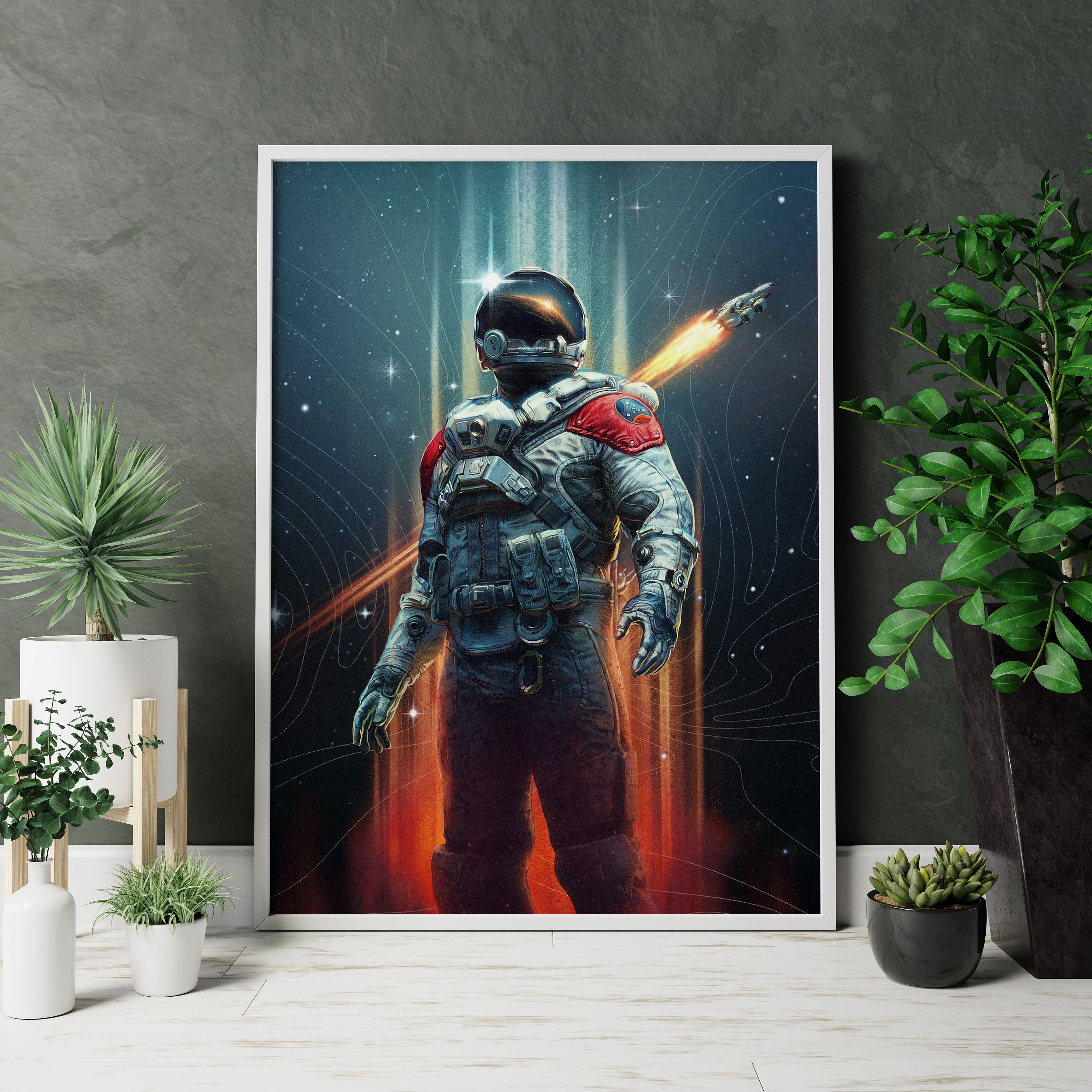 Starfield Game Canvas Print