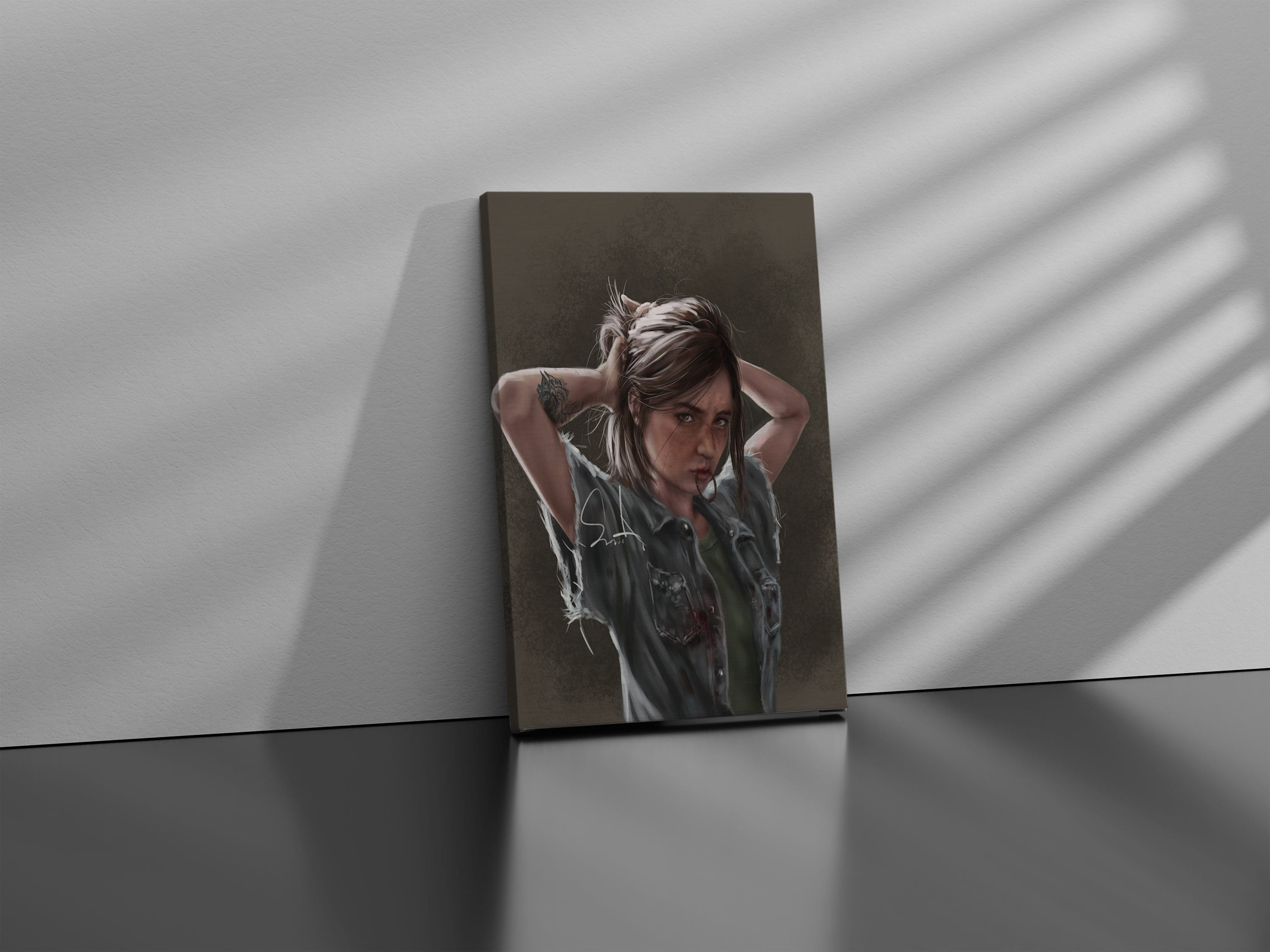 TLOU Ellie Canvas Wall Art