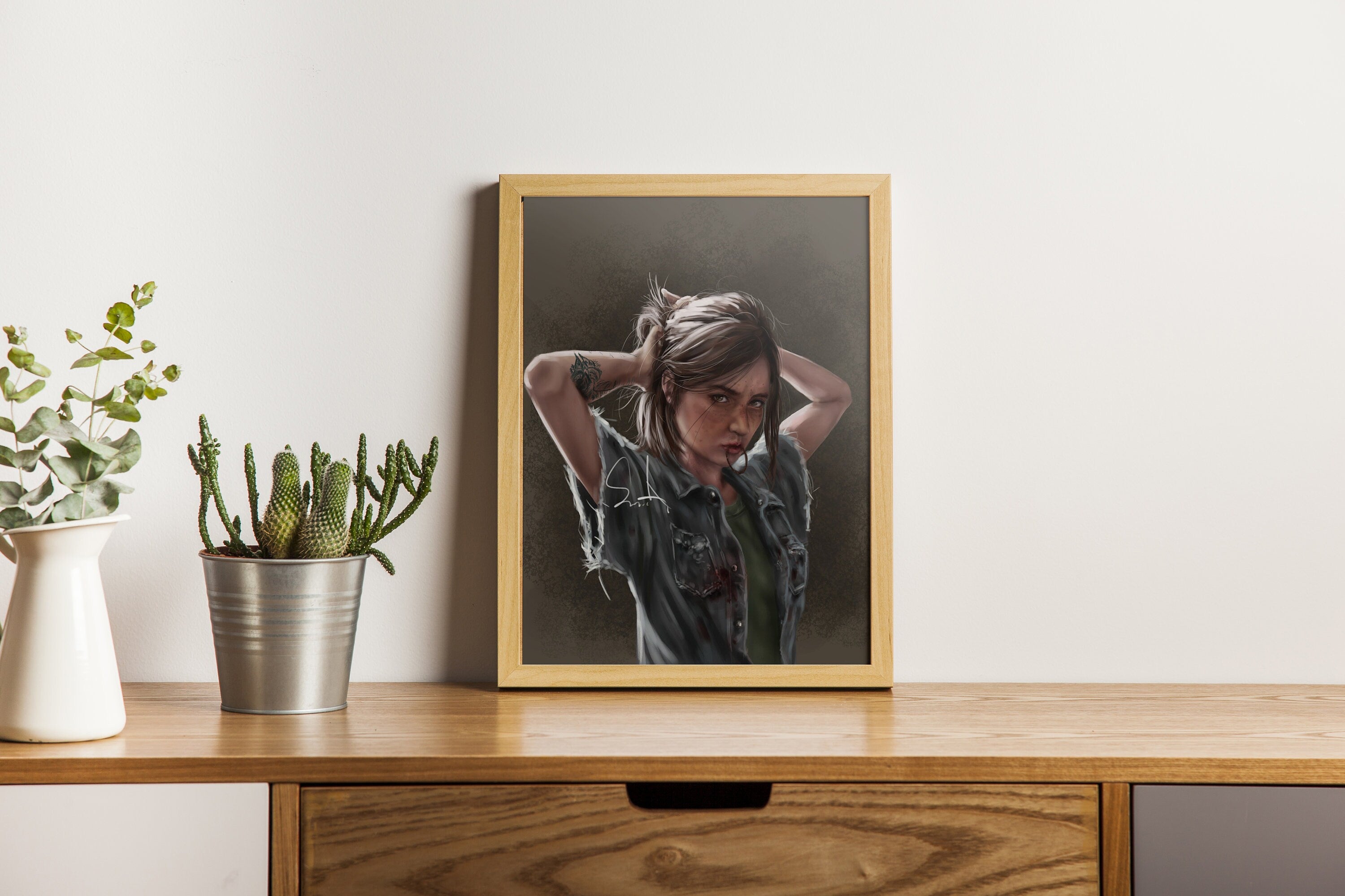 TLOU Ellie Canvas Wall Art