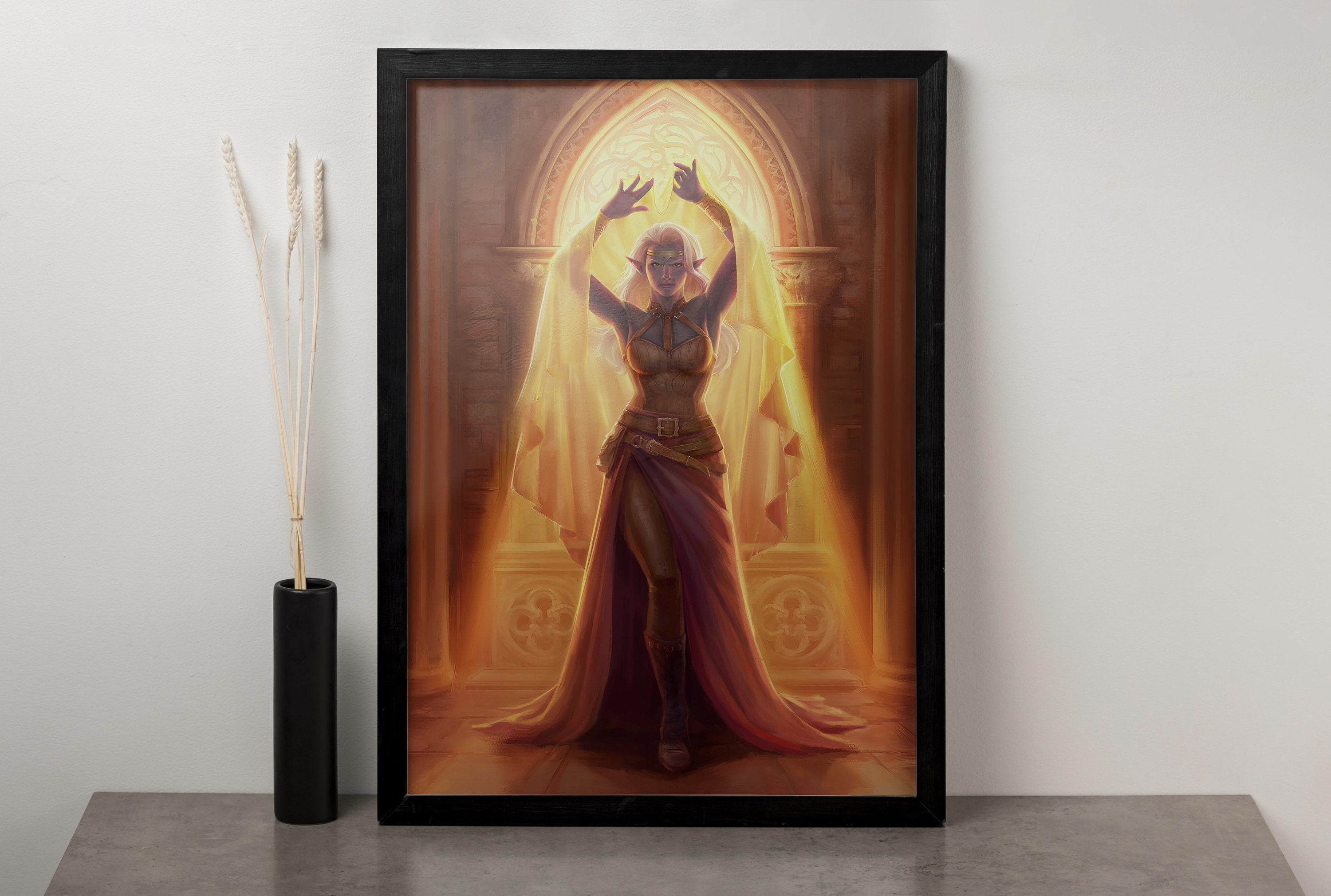 Baldurs Gate Serie Canvas Poster