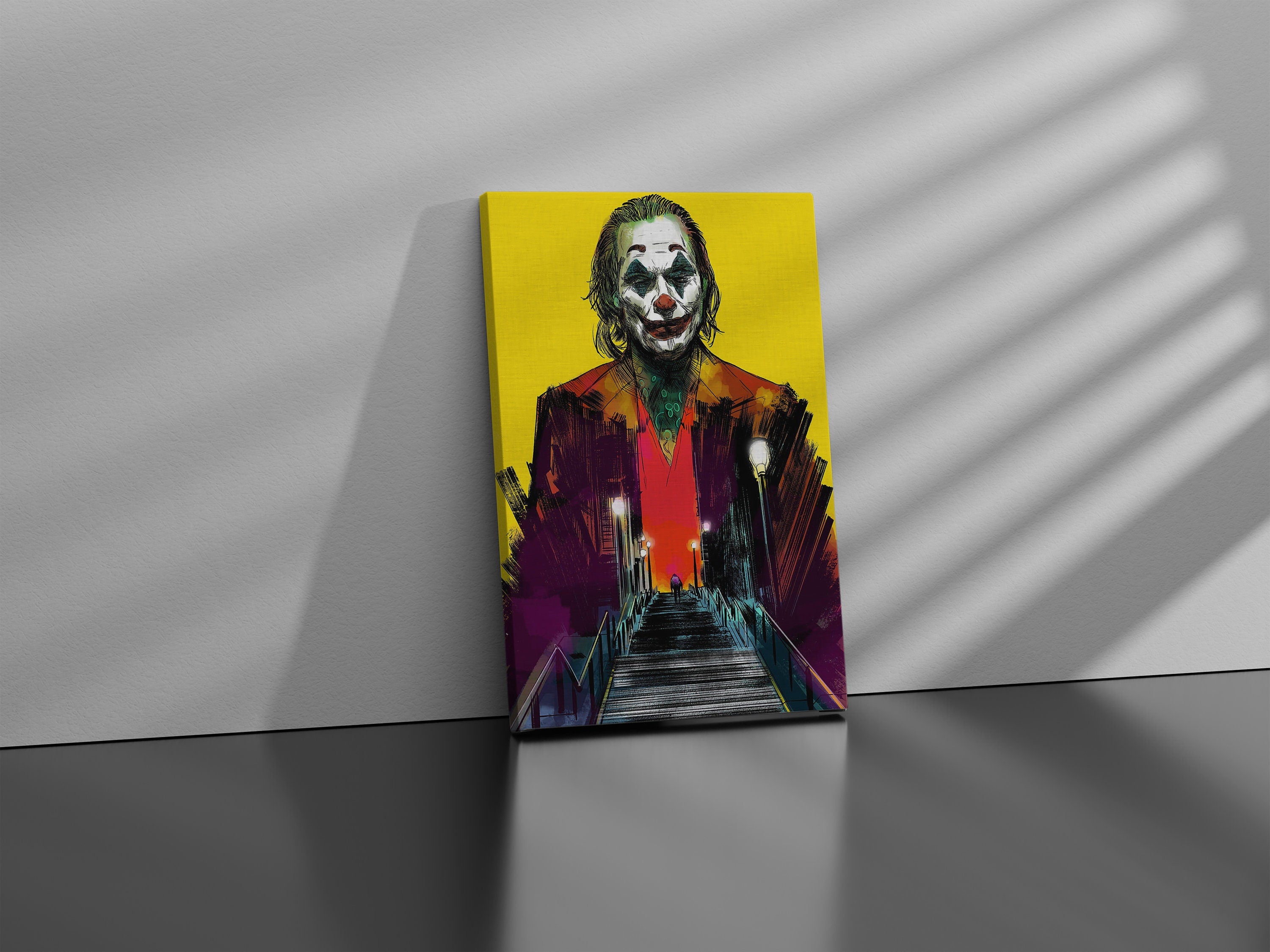 Joker Canvas Wall Art