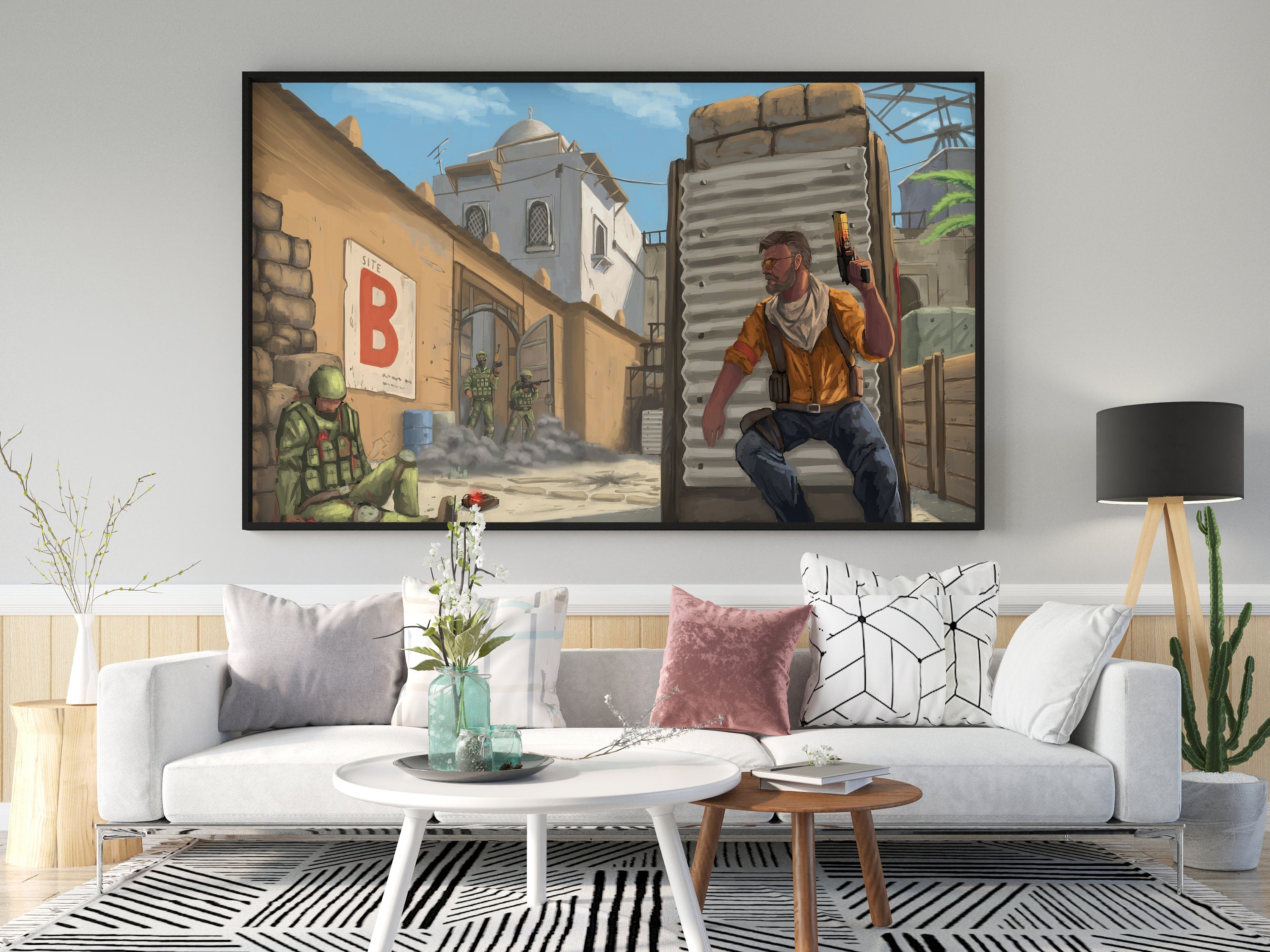 Counter Strike Global Offensive Canvas Decor