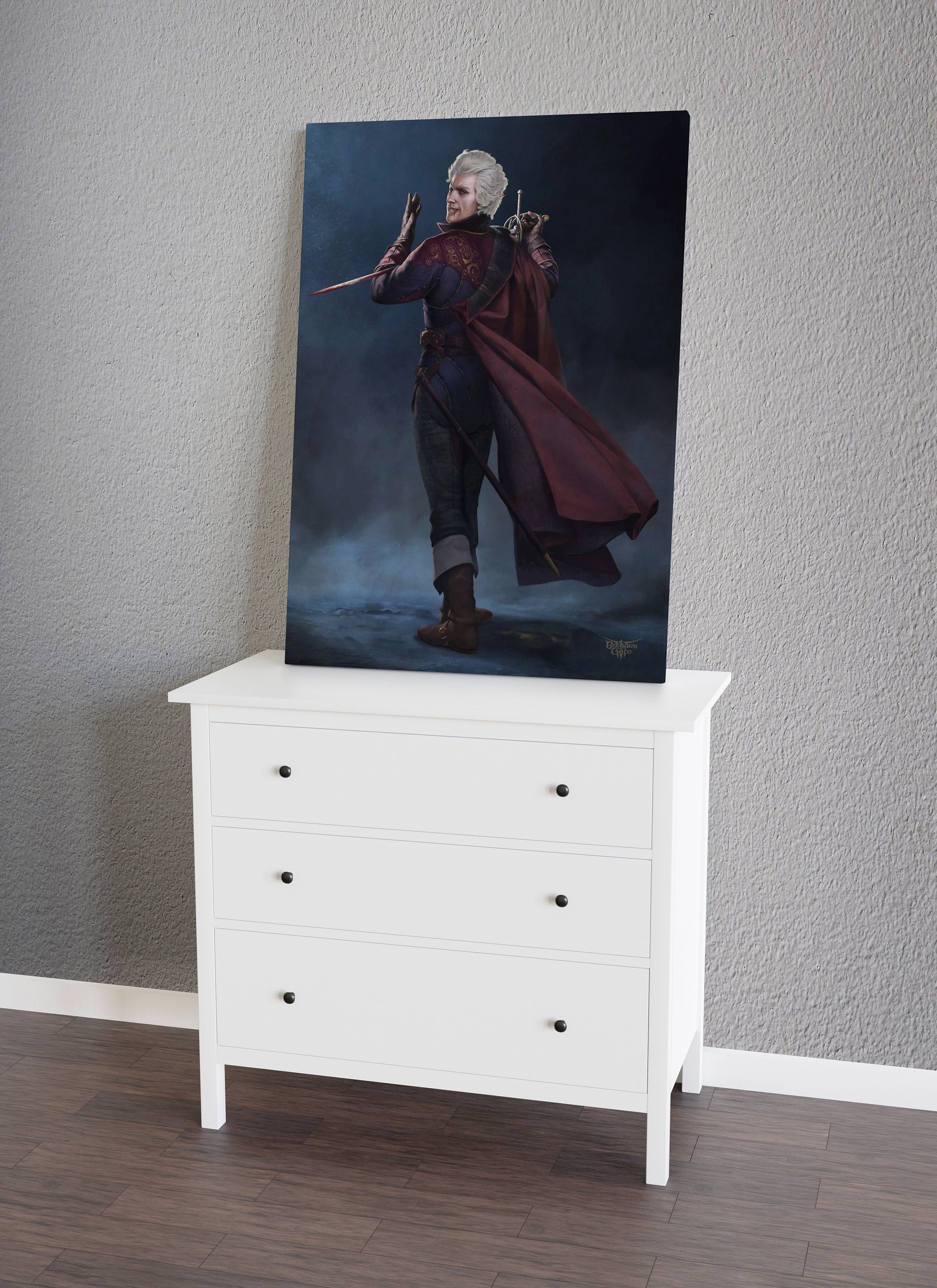 Baldur's Gate 3 Astarion Canvas Poster