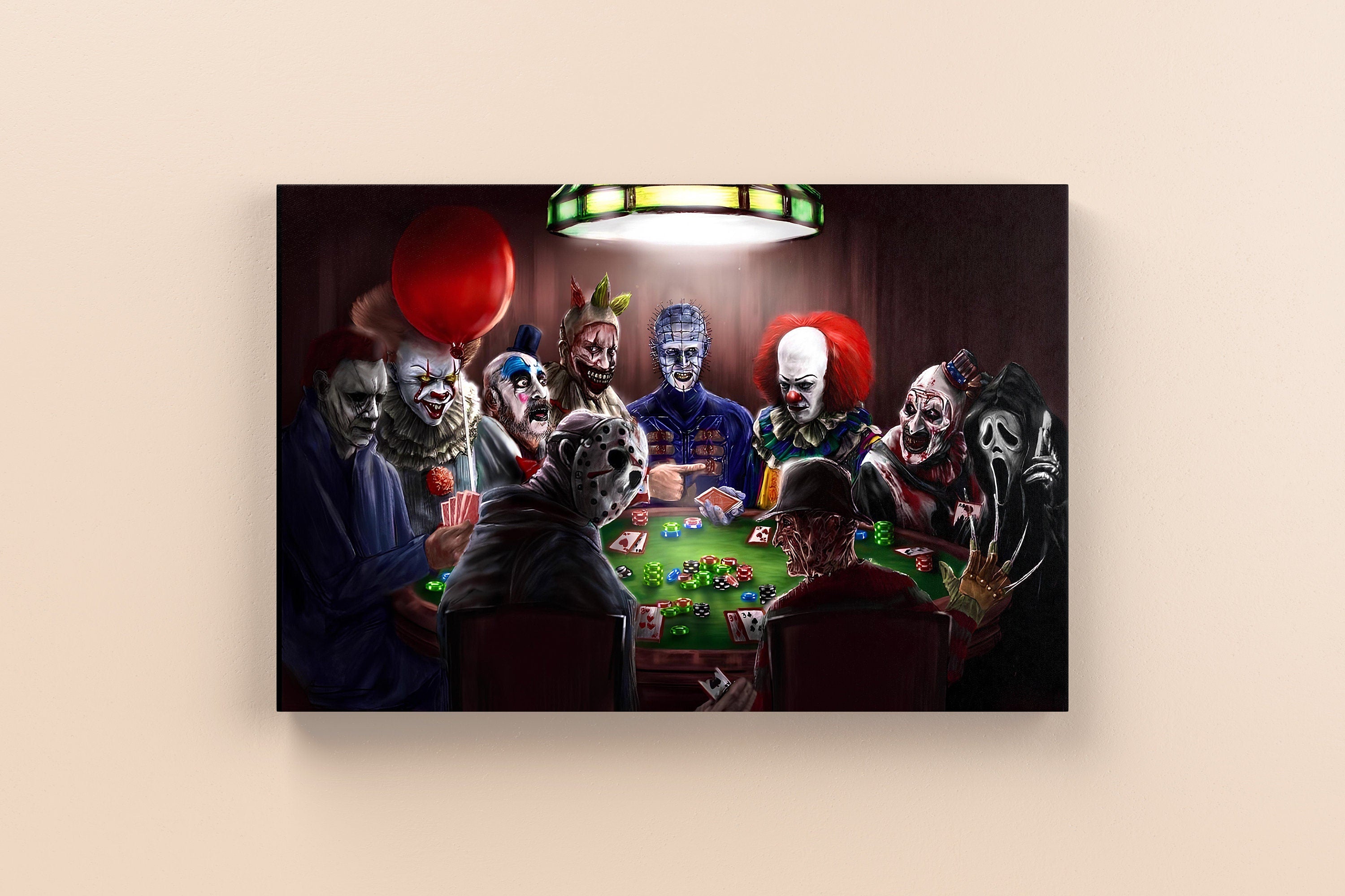 Killers Playing Card Canvas Wall Art