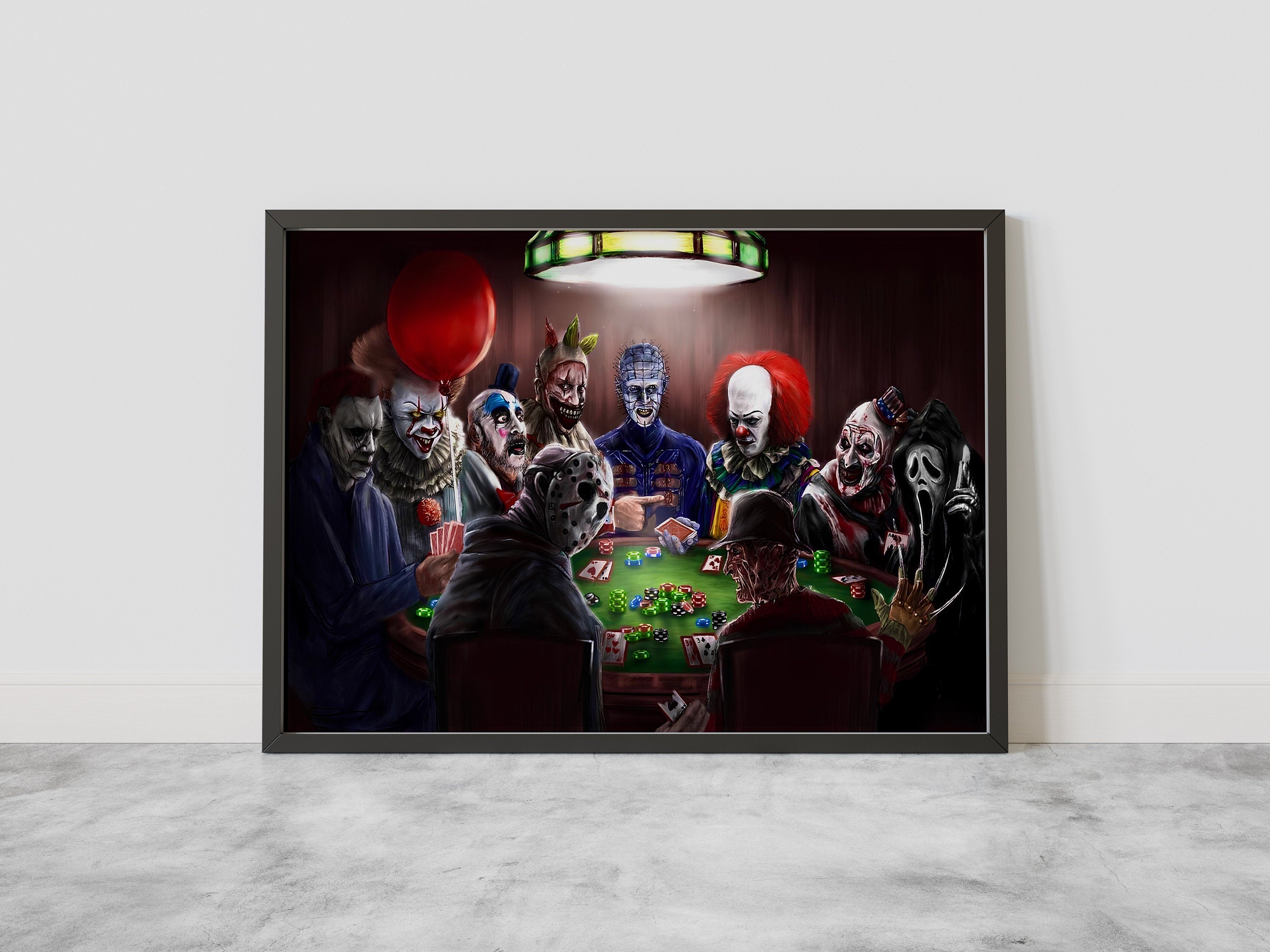 Killers Playing Card Canvas Wall Art