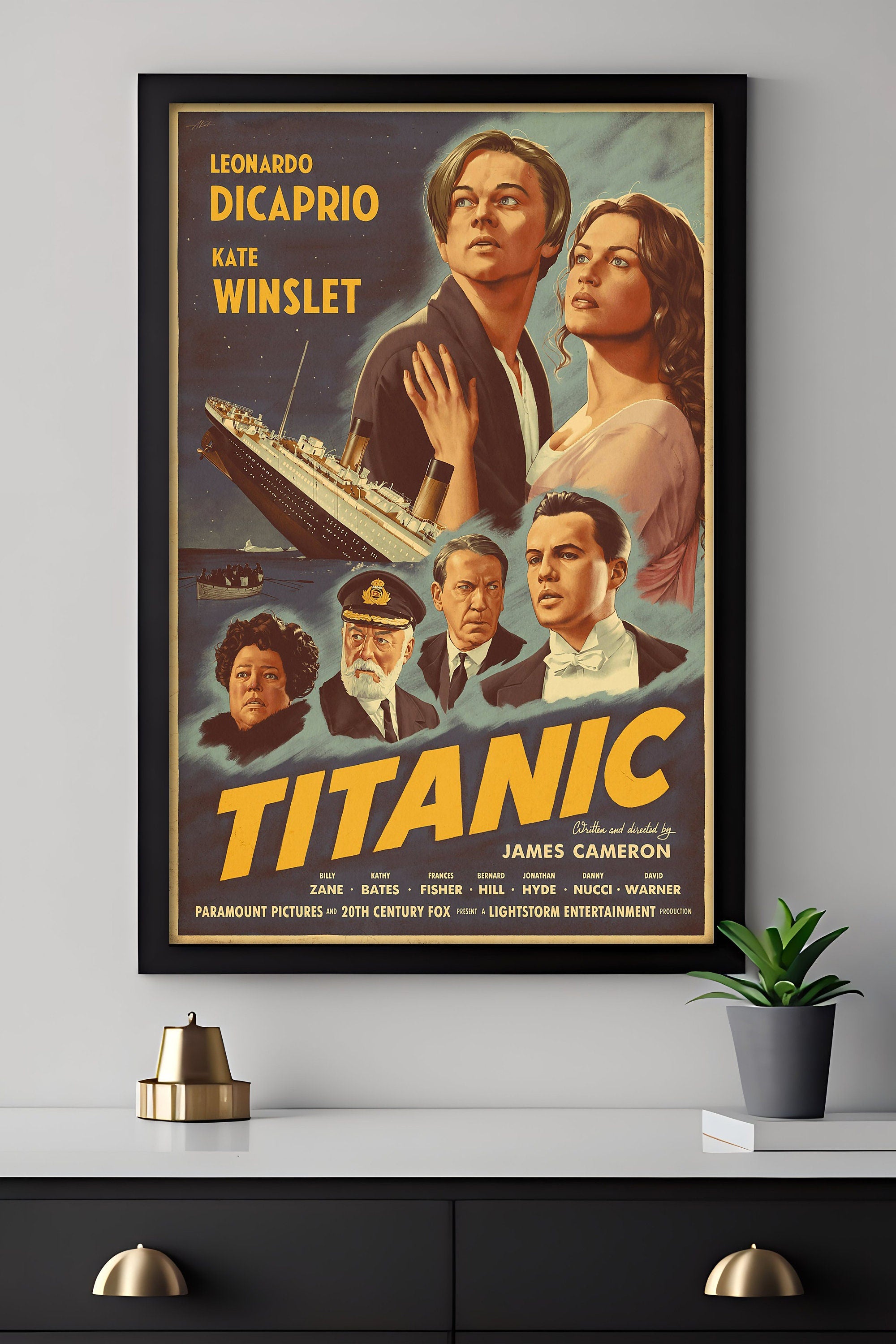 Titanic Canvas Poster Wall Art