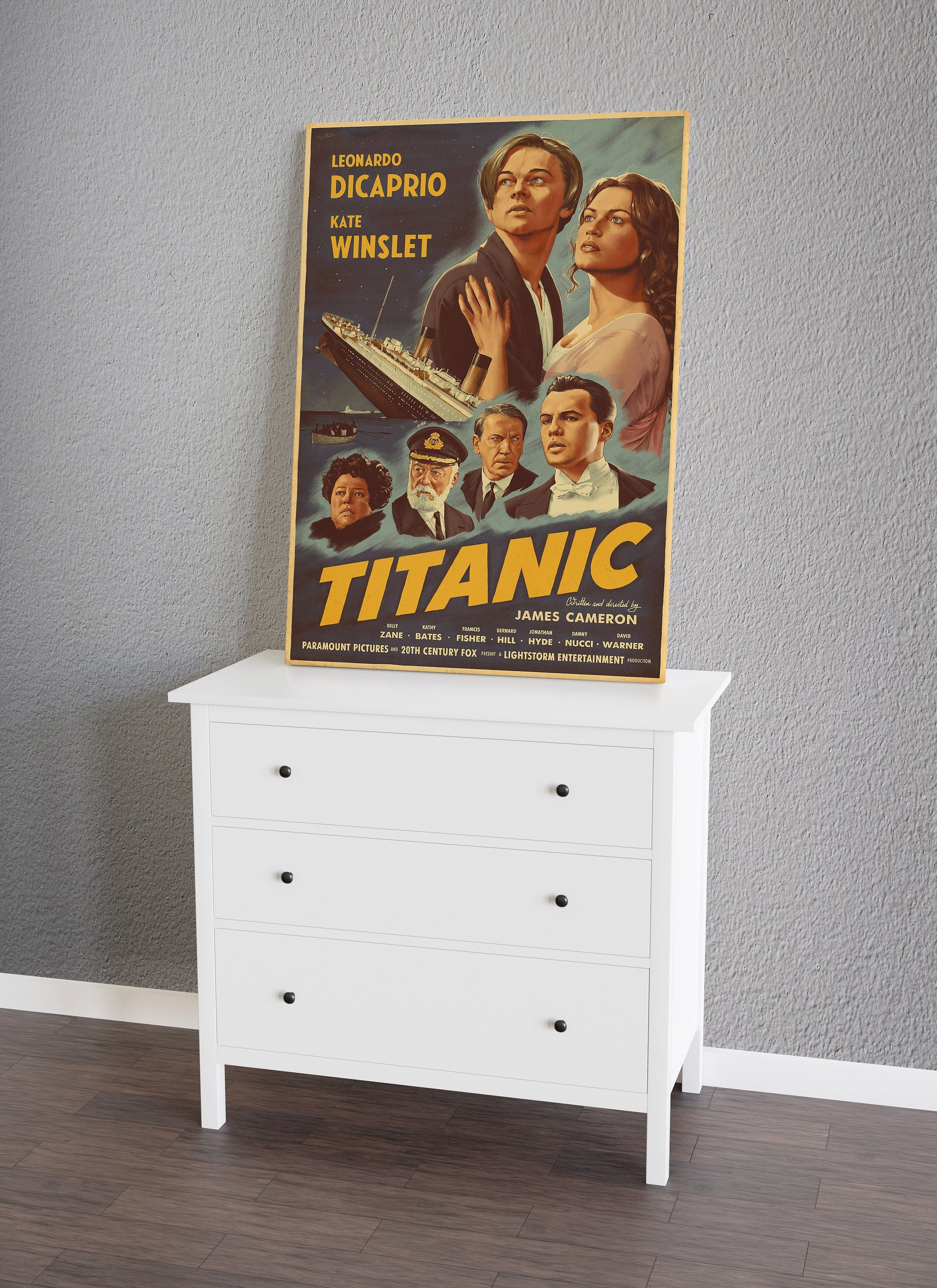 Titanic Canvas Poster Wall Art