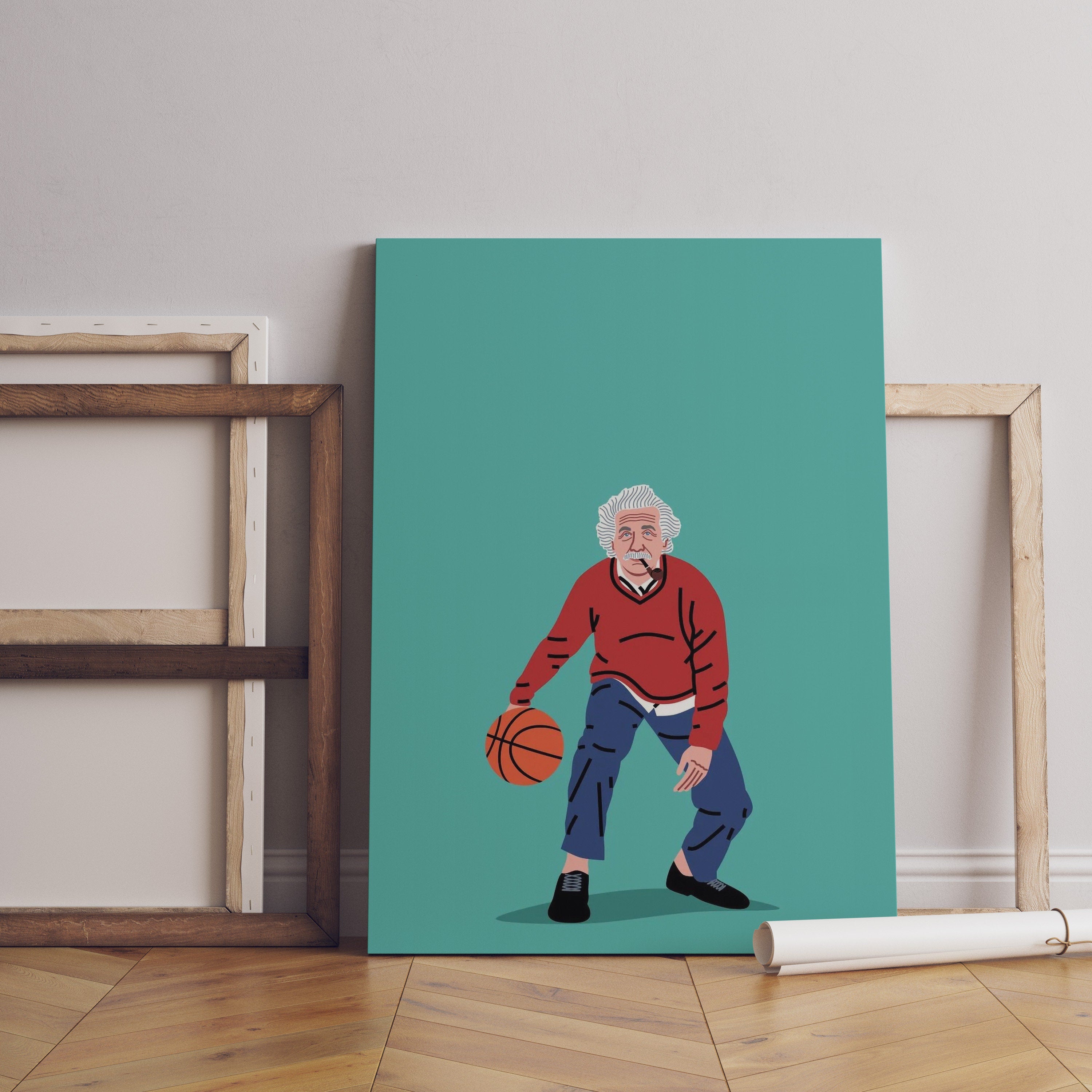 Albert Einstein Canvas Poster