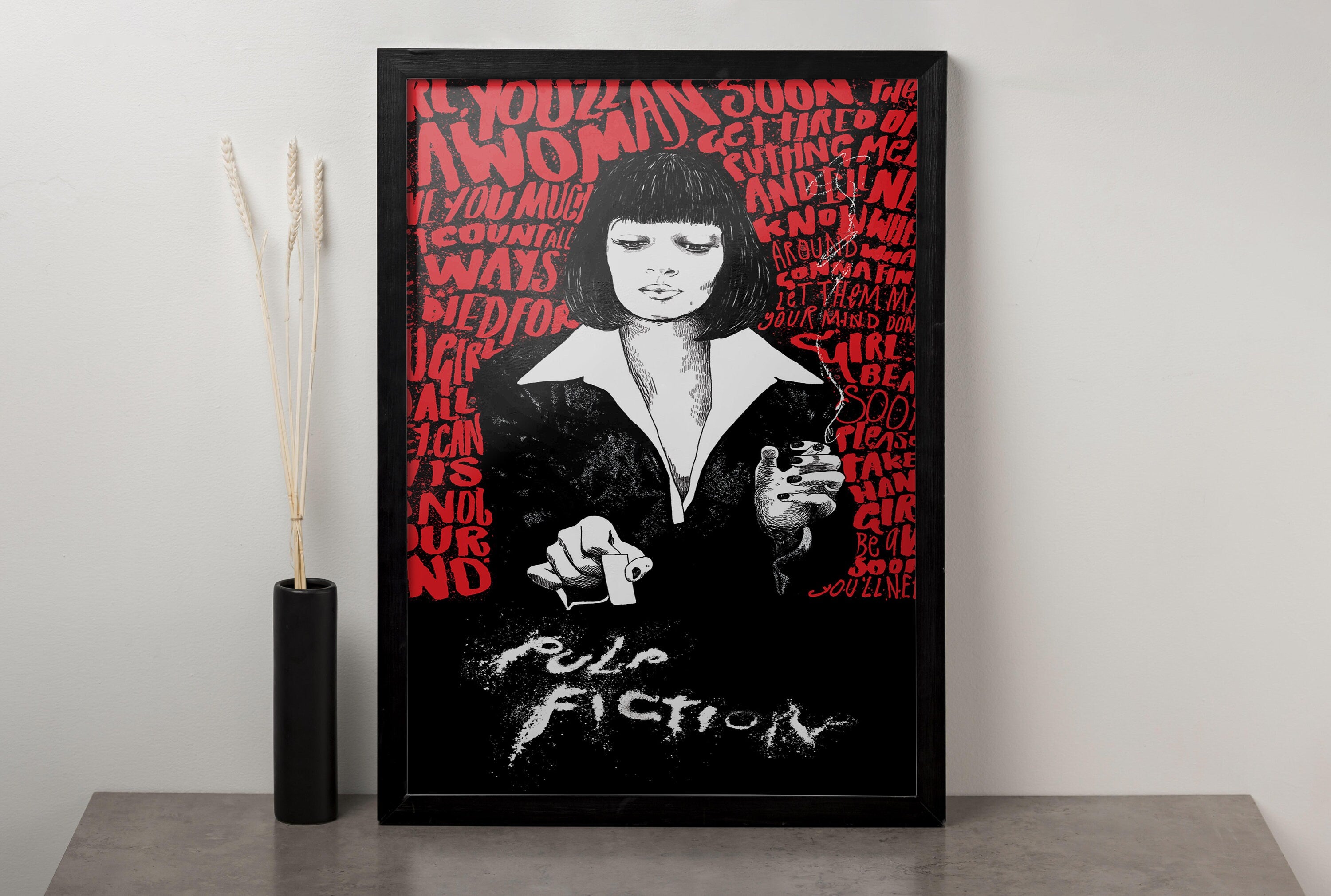 Pulp Fiction Movie Canvas Wall Art