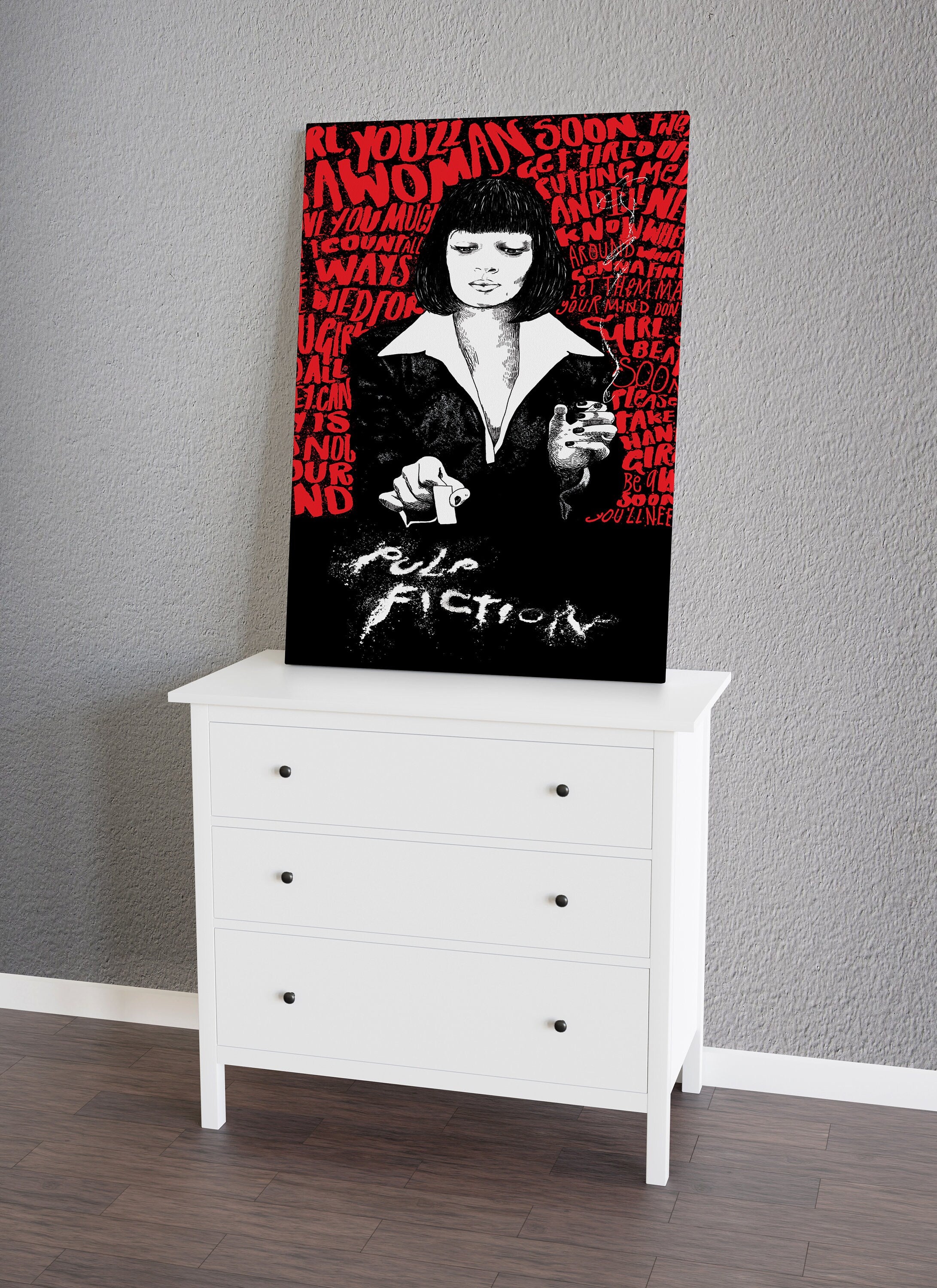 Pulp Fiction Movie Canvas Wall Art