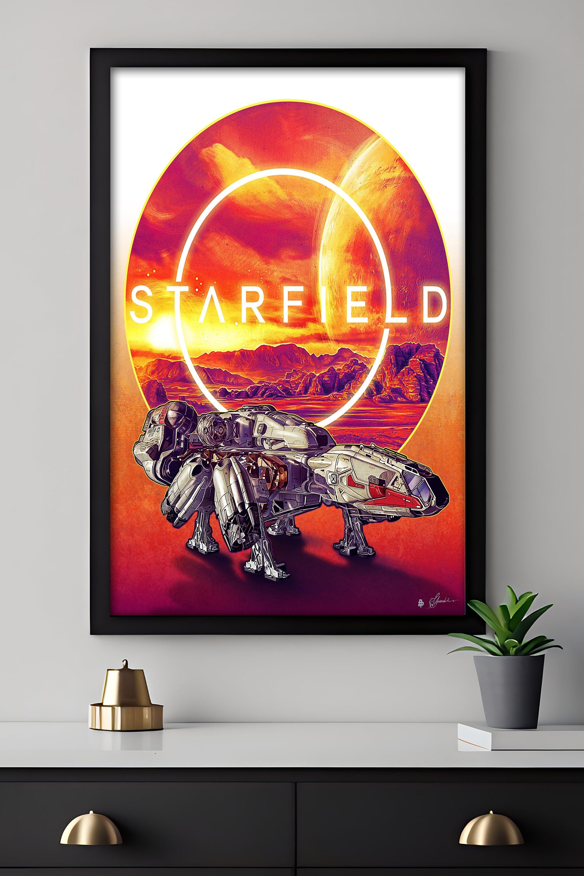 Starfield Canvas Poster