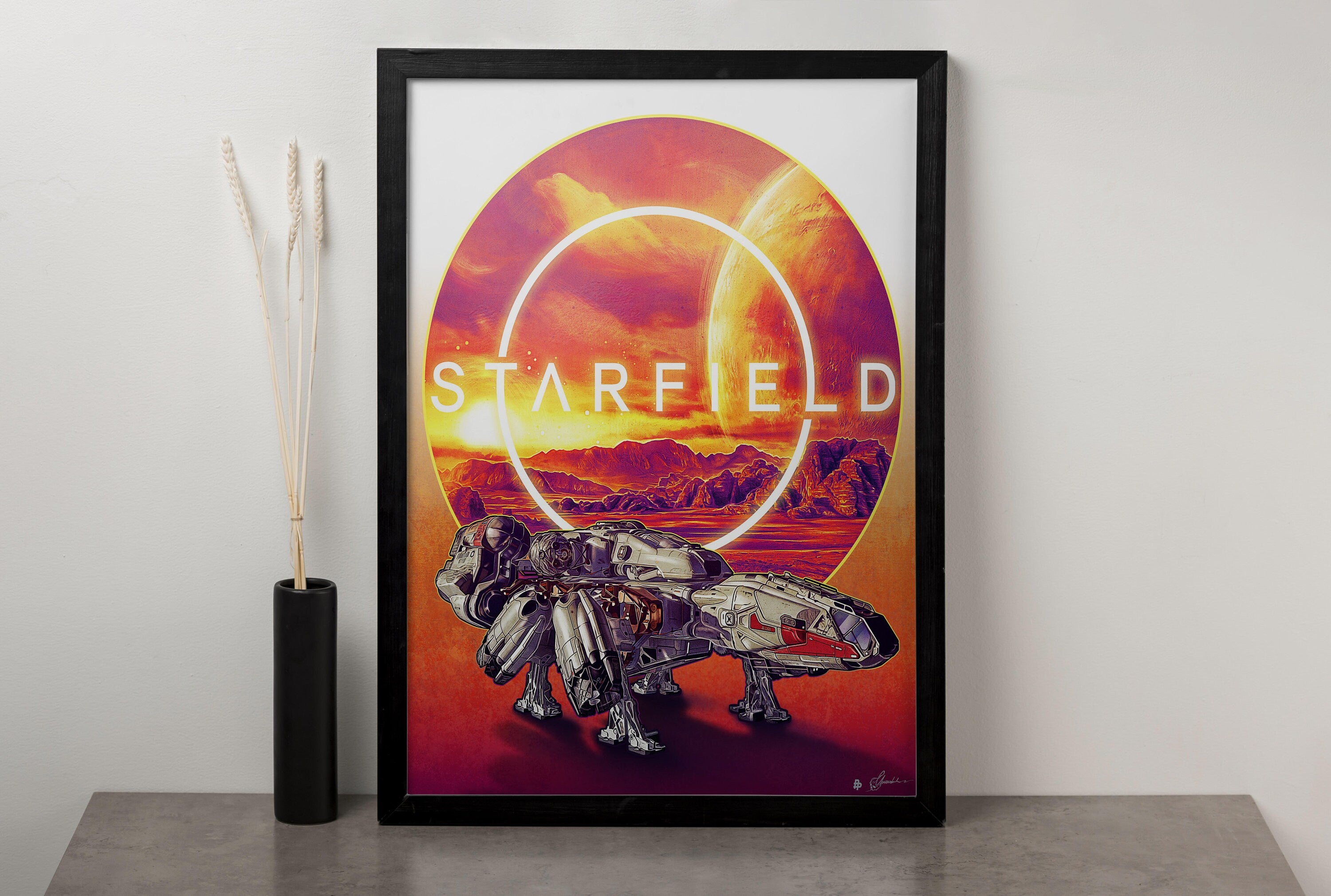 Starfield Canvas Poster