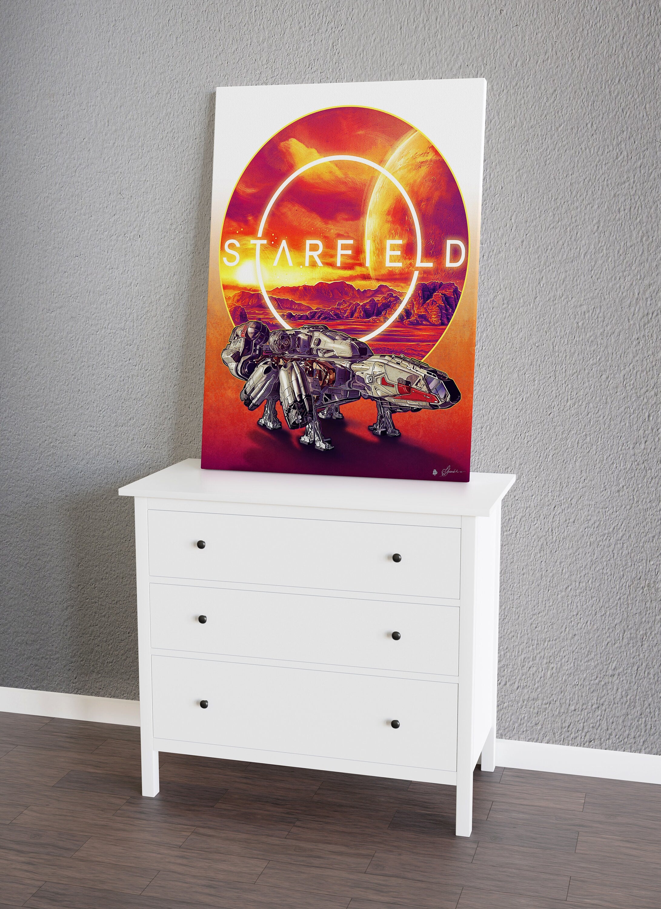 Starfield Canvas Poster