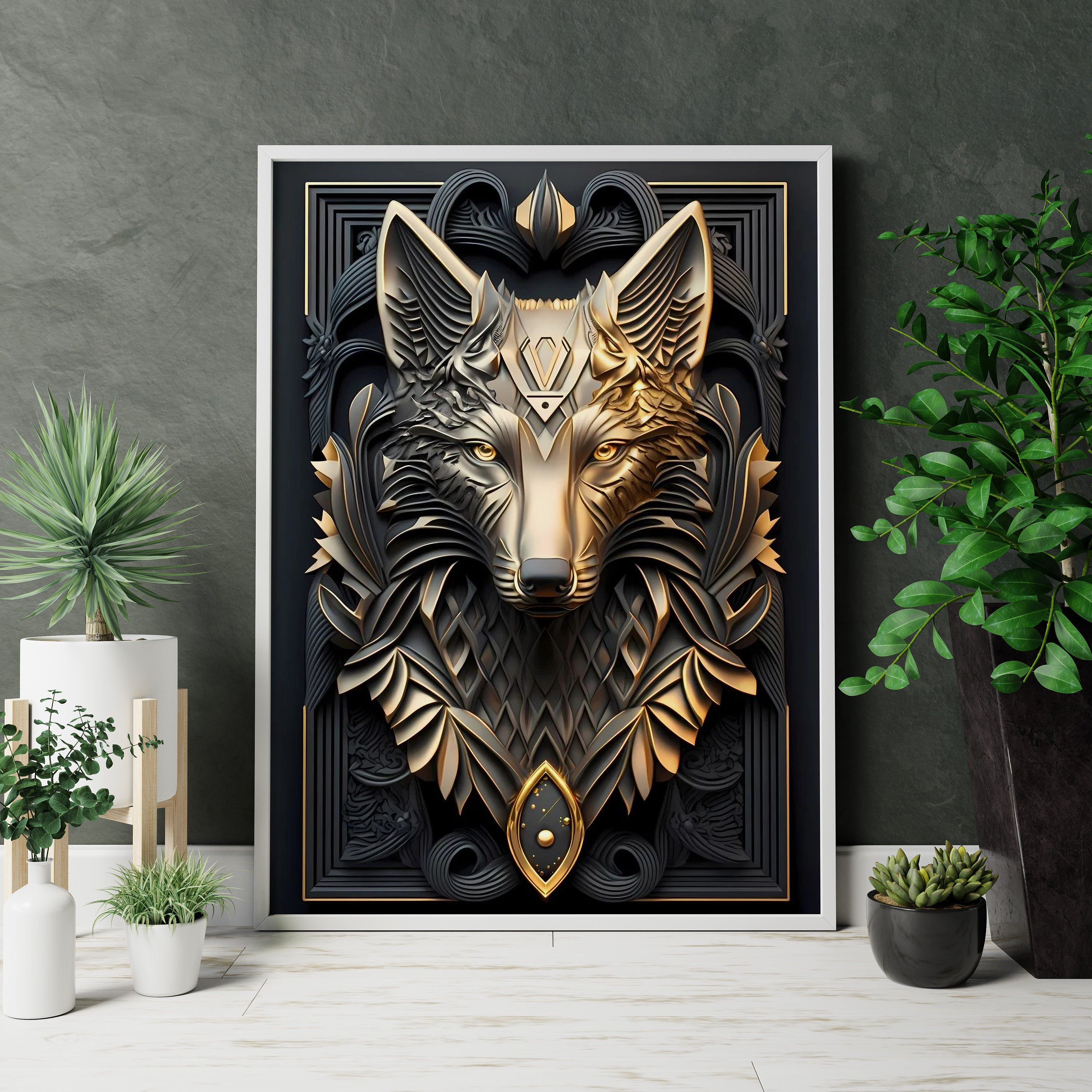 Egypt Concept Mythology Animal Canvas