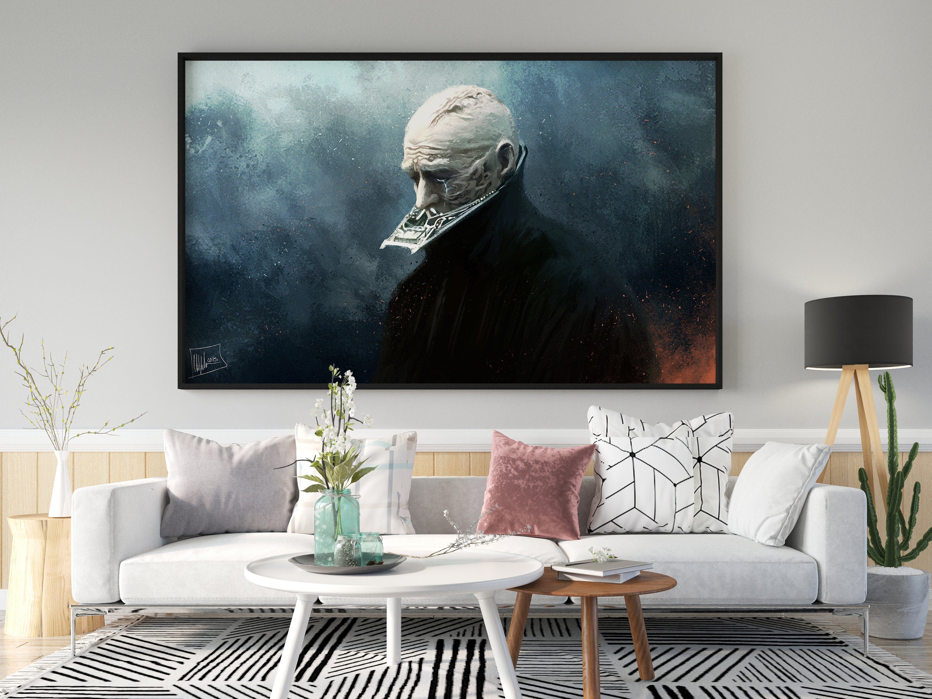 Emotional Darh Vader Canvas Poster