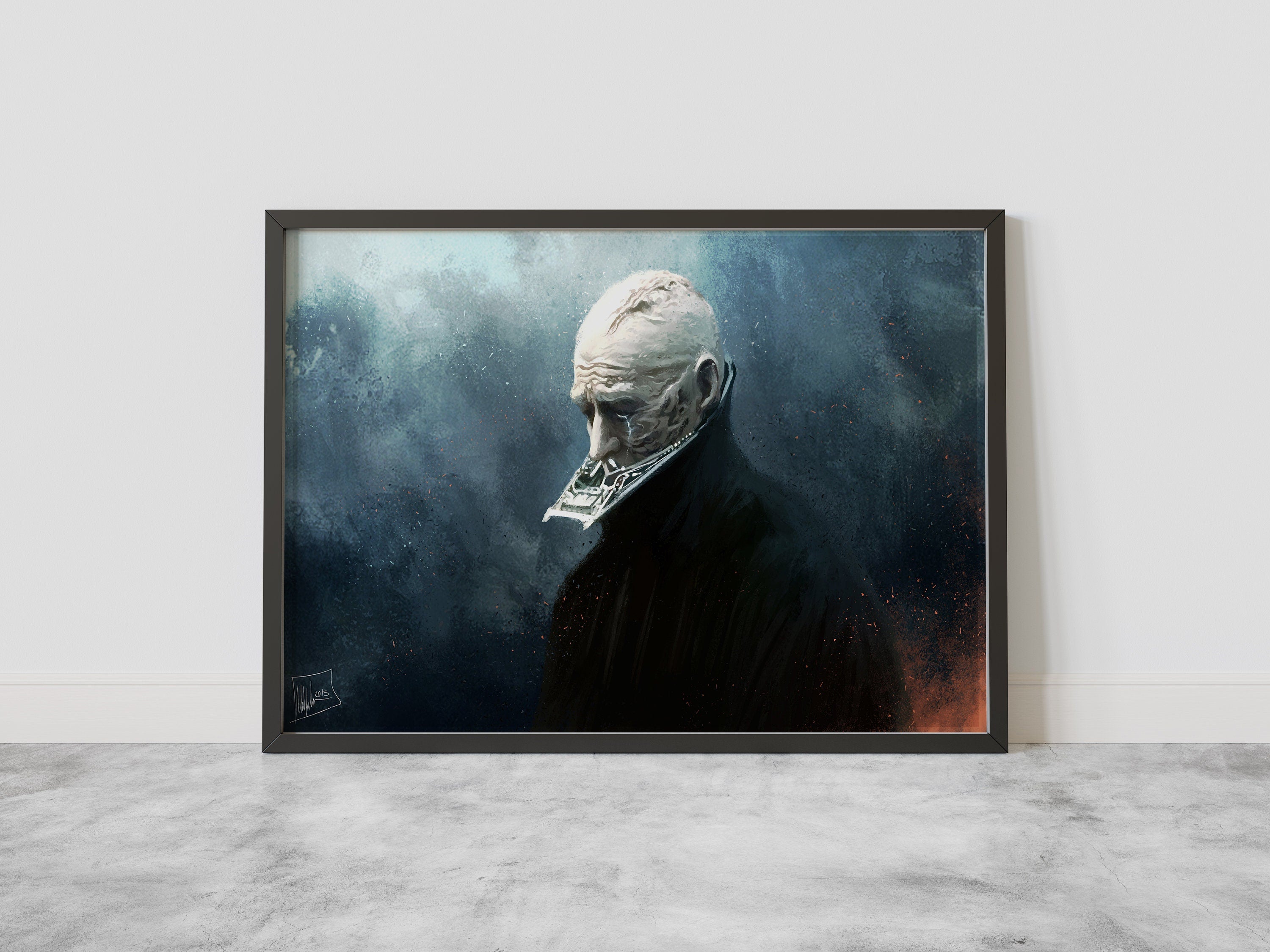 Emotional Darh Vader Canvas Poster