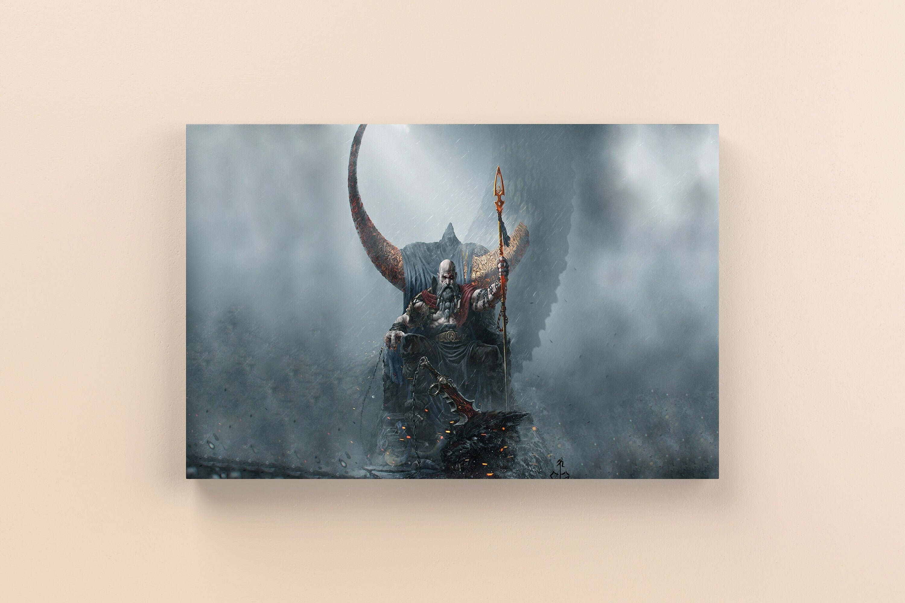 God Of War Canvas Poster